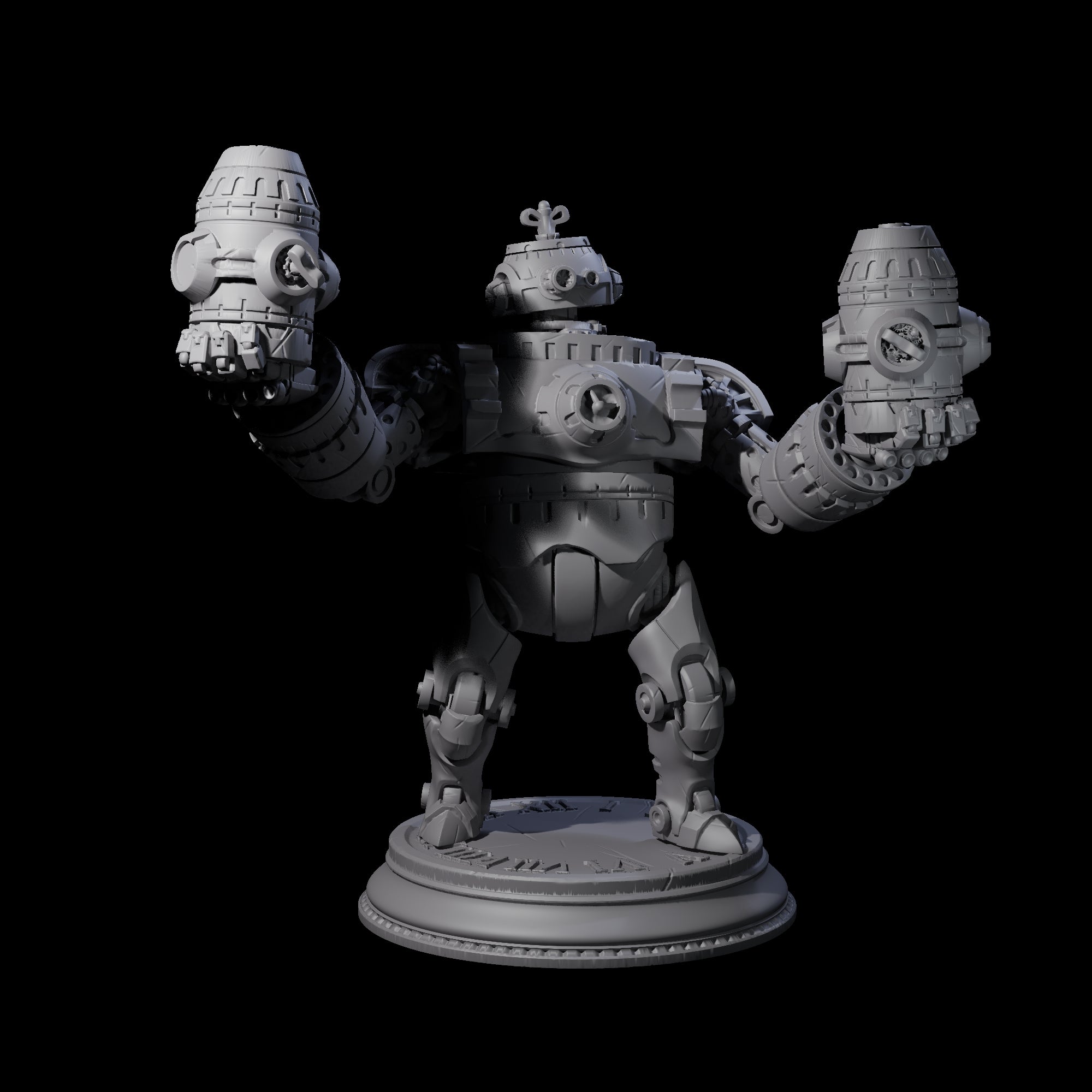 Three Ticking Clockwork Soldiers Miniature for Dungeons and Dragons, Pathfinder or other TTRPGs