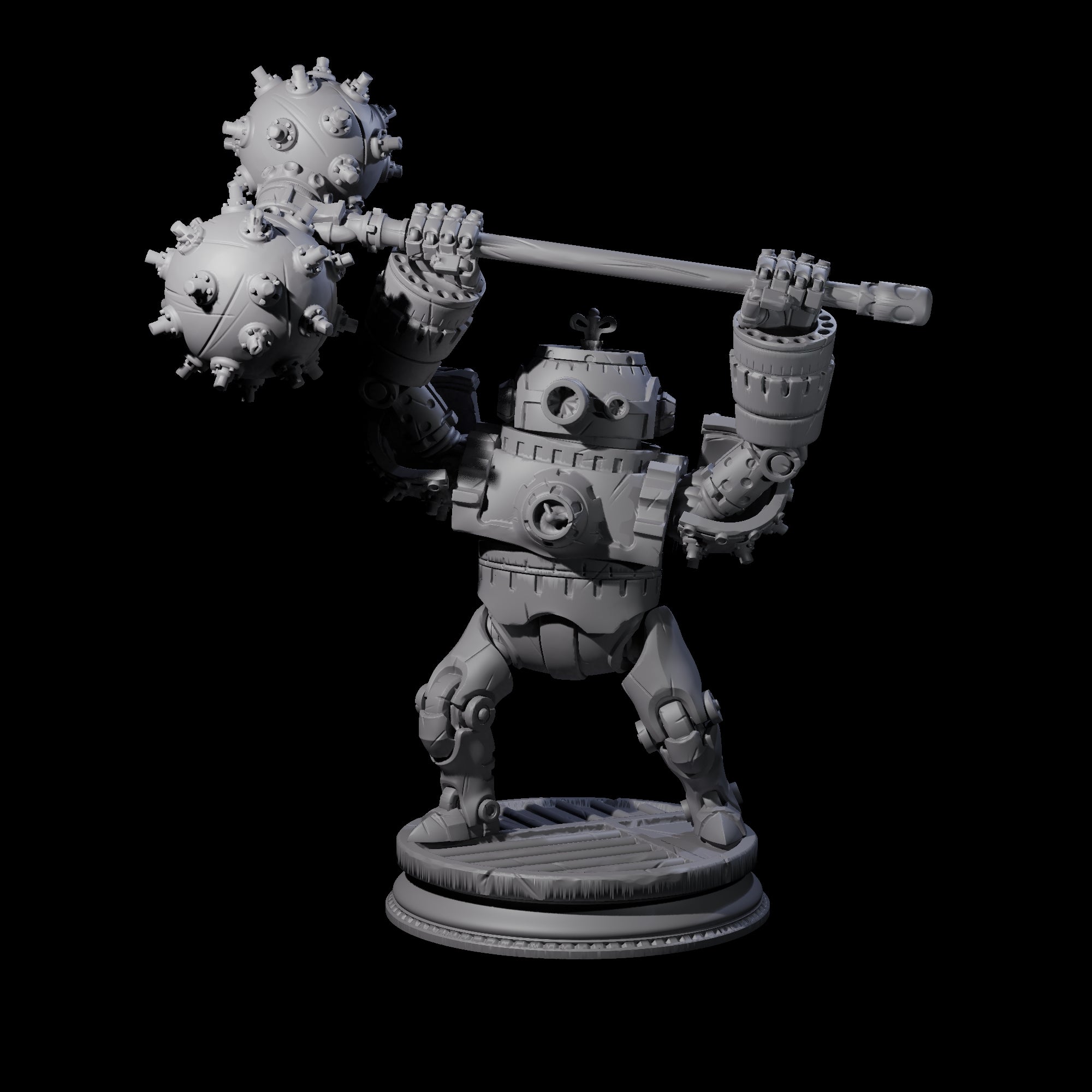 Three Ticking Clockwork Soldiers Miniature for Dungeons and Dragons, Pathfinder or other TTRPGs