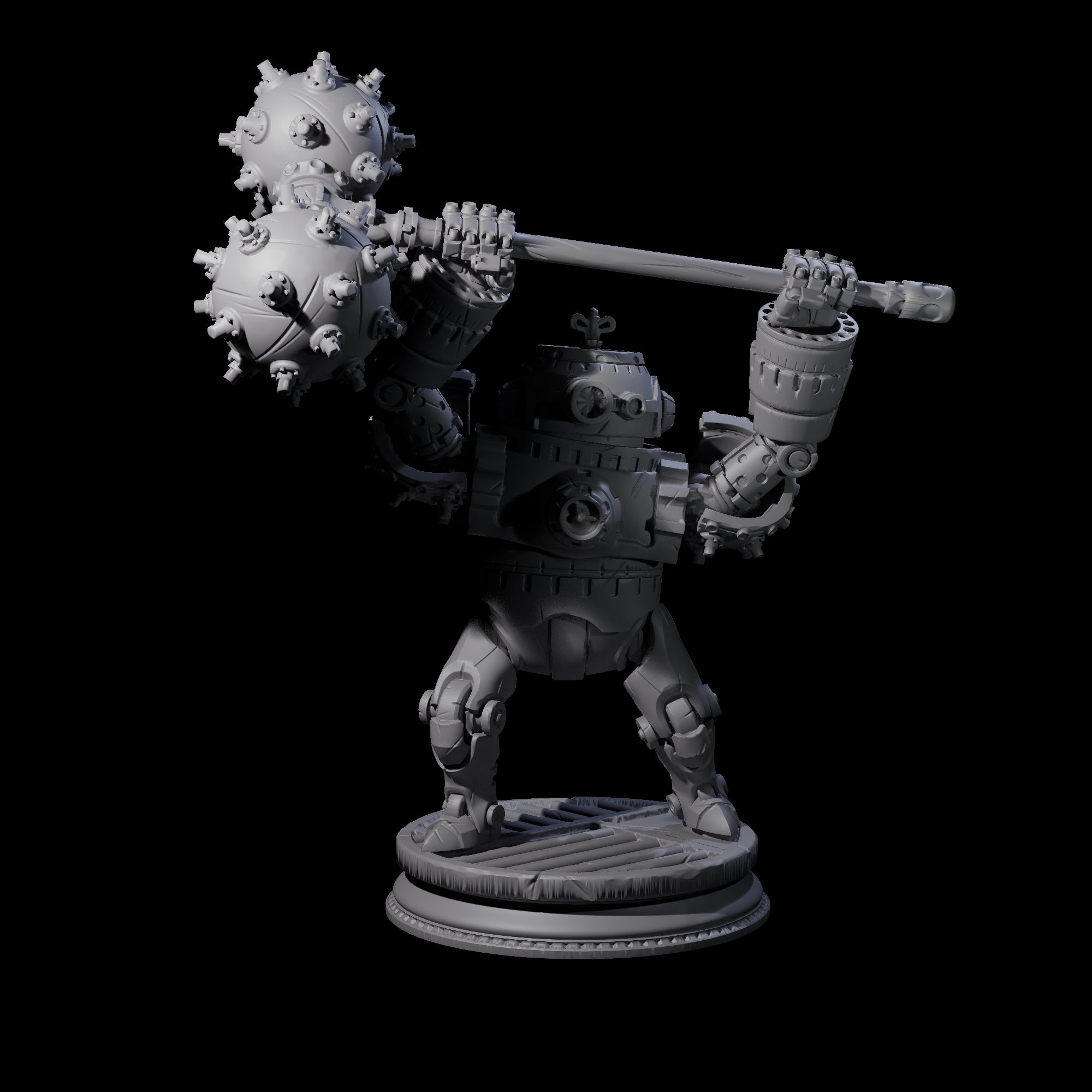 Three Ticking Clockwork Soldiers Miniature for Dungeons and Dragons, Pathfinder or other TTRPGs