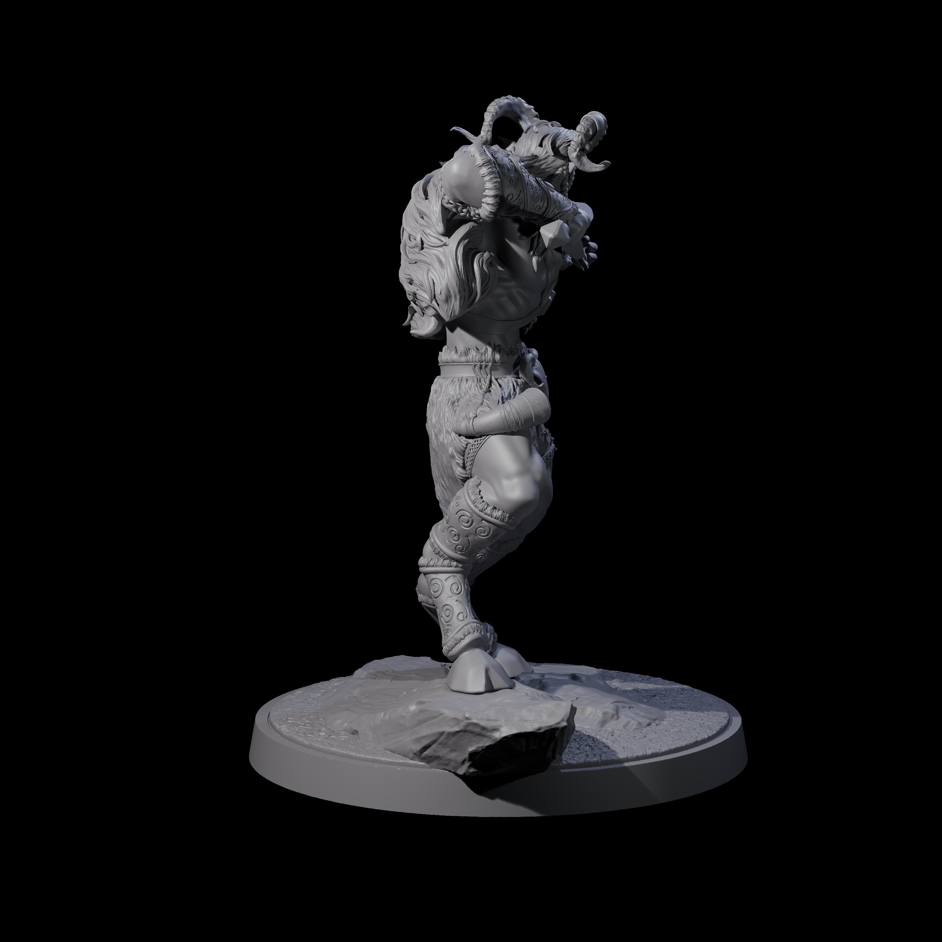 Three Wild Satyr Hunters Miniature for Dungeons and Dragons, Pathfinder or other TTRPGs