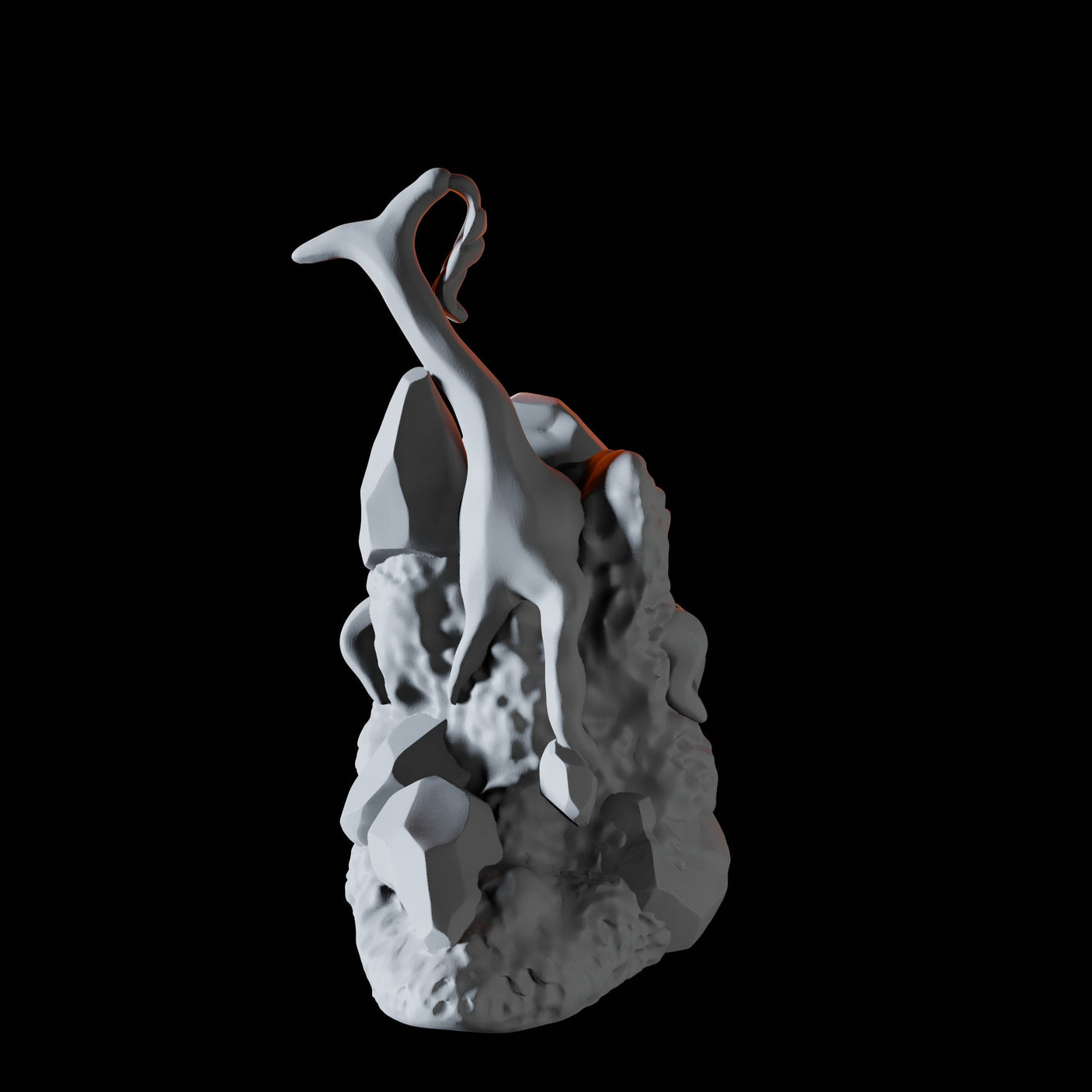 Three Young Earth Elementals Miniature for Dungeons and Dragons, Pathfinder or other TTRPGs