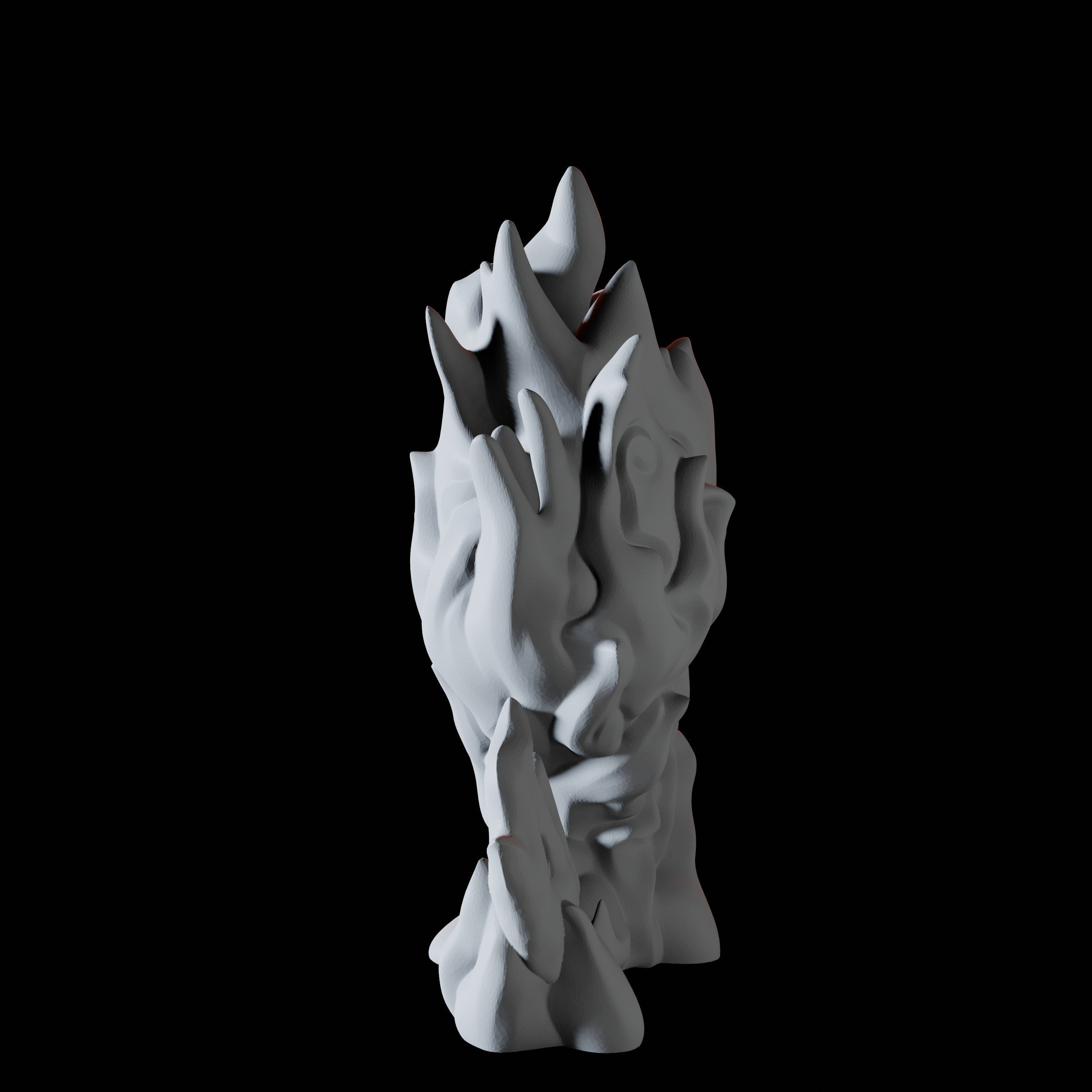 Three Young Fire Elementals Miniature for Dungeons and Dragons, Pathfinder or other TTRPGs