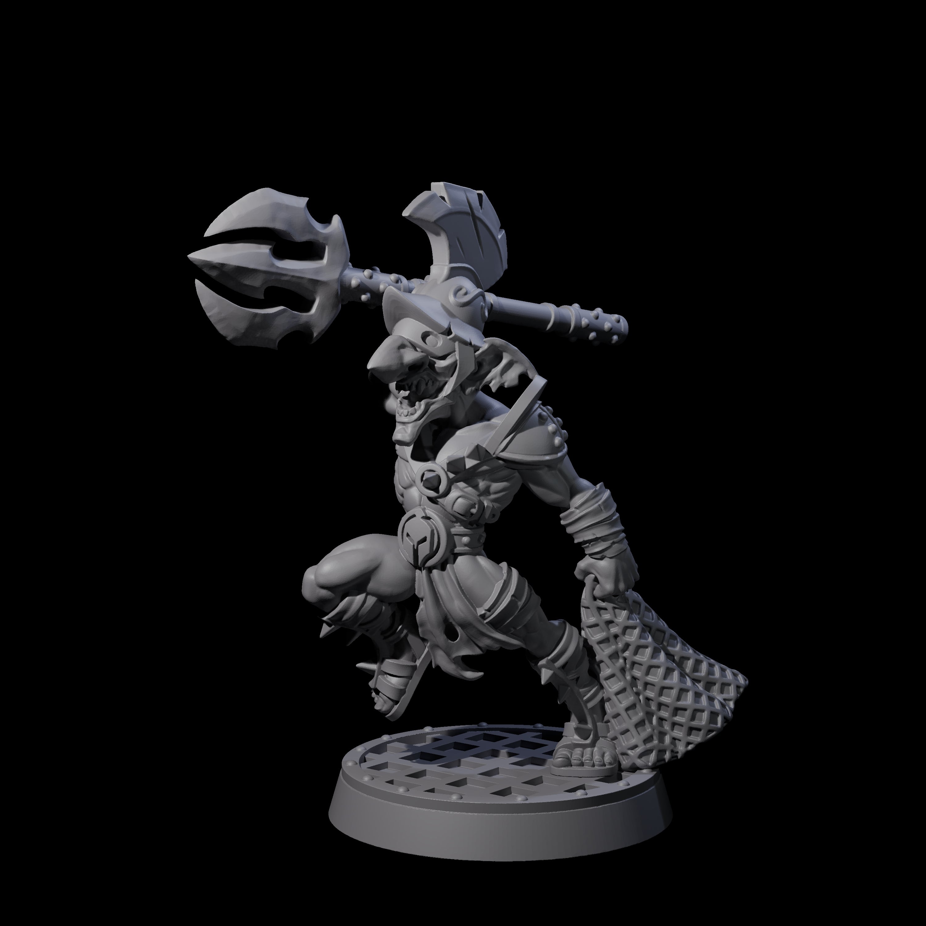 Throwing Goblin Gladiator Miniature for Dungeons and Dragons, Pathfinder or other TTRPGs