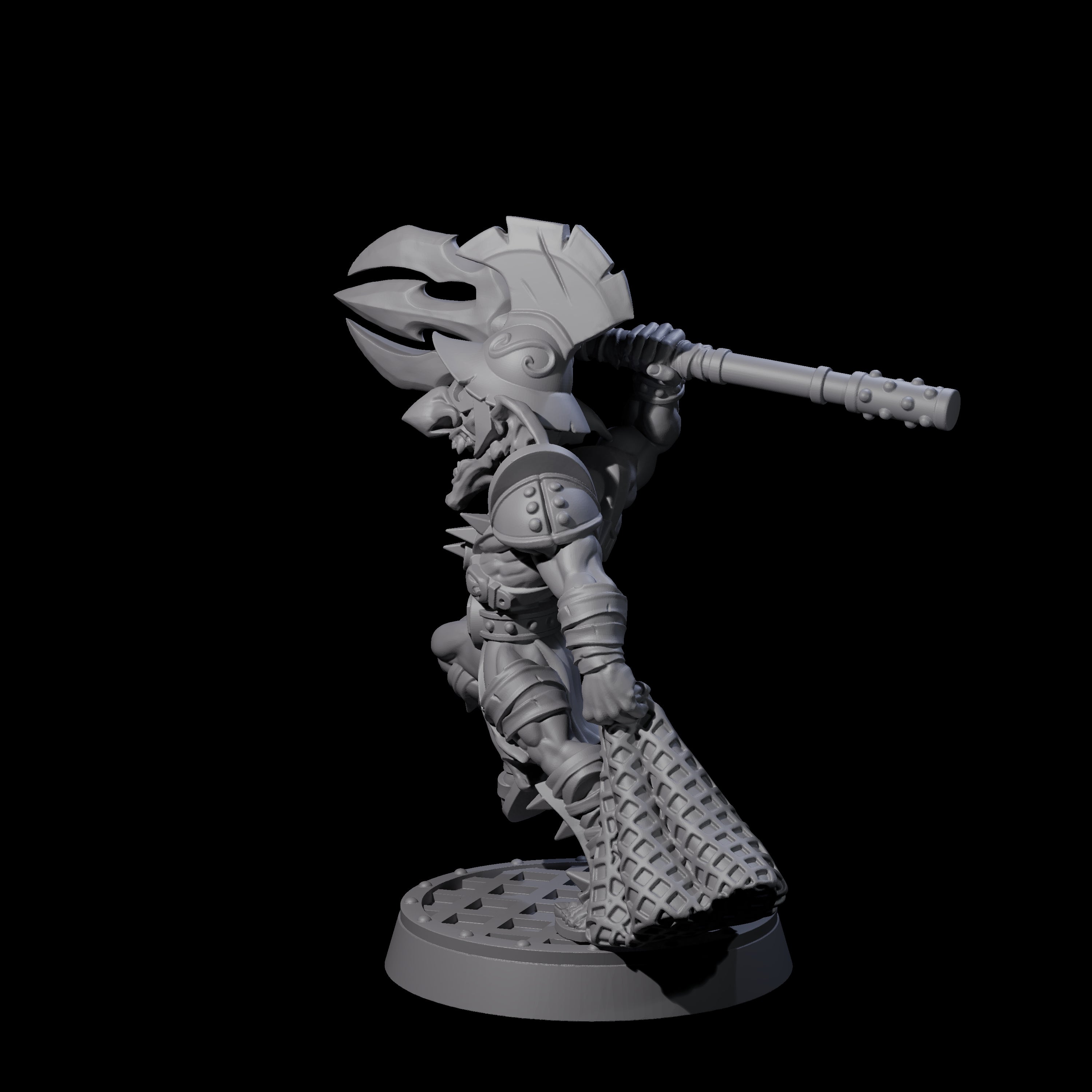 Throwing Goblin Gladiator Miniature for Dungeons and Dragons, Pathfinder or other TTRPGs