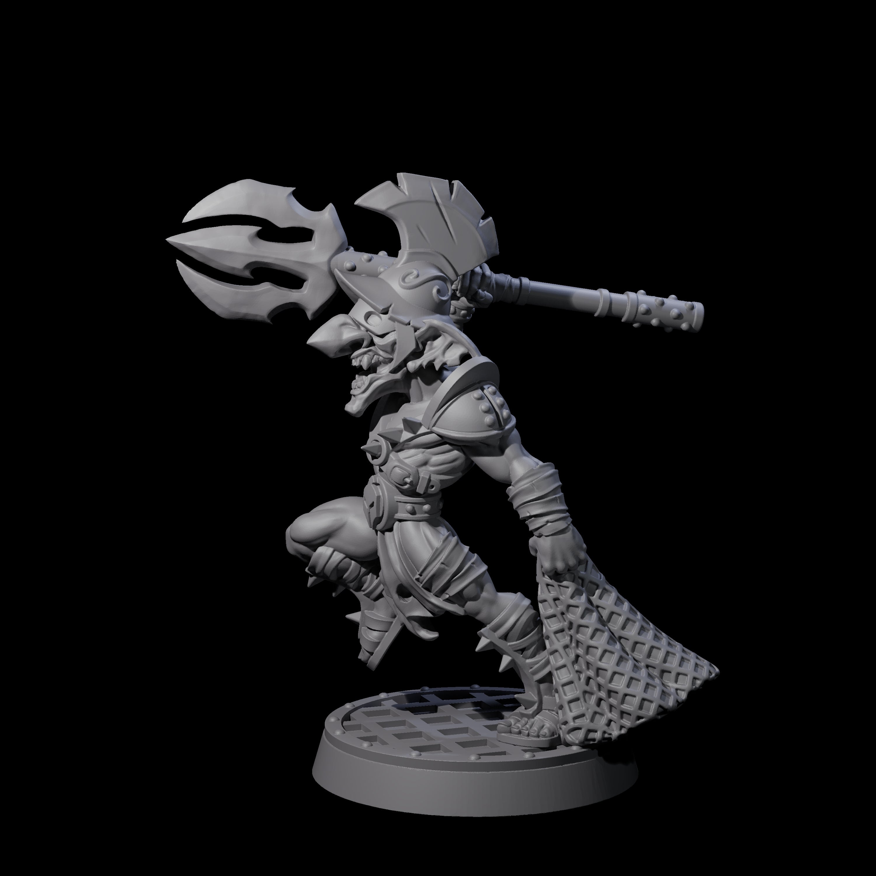 Throwing Goblin Gladiator Miniature for Dungeons and Dragons, Pathfinder or other TTRPGs