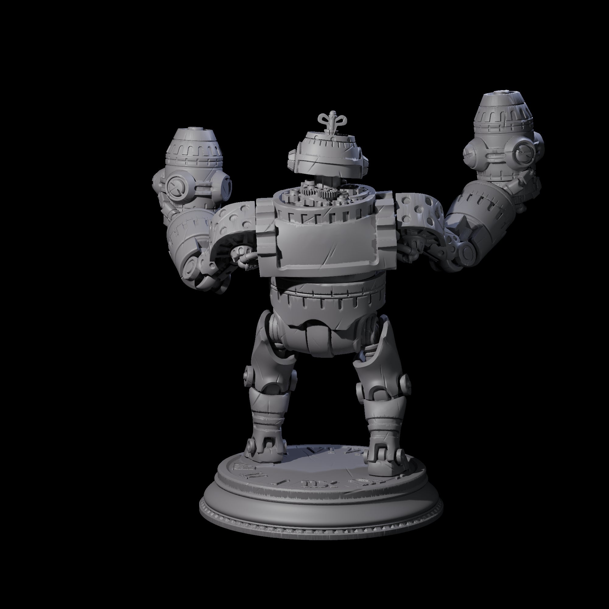 Ticking Clockwork Soldier B Miniature for Dungeons and Dragons, Pathfinder or other TTRPGs