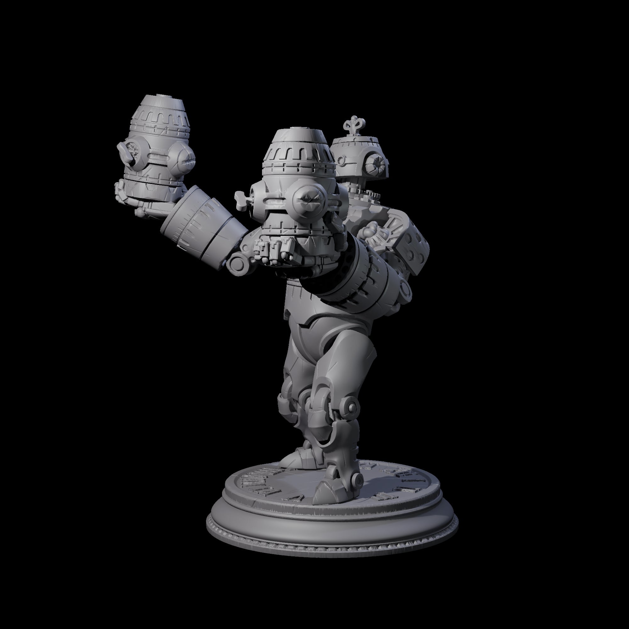 Ticking Clockwork Soldier B Miniature for Dungeons and Dragons, Pathfinder or other TTRPGs