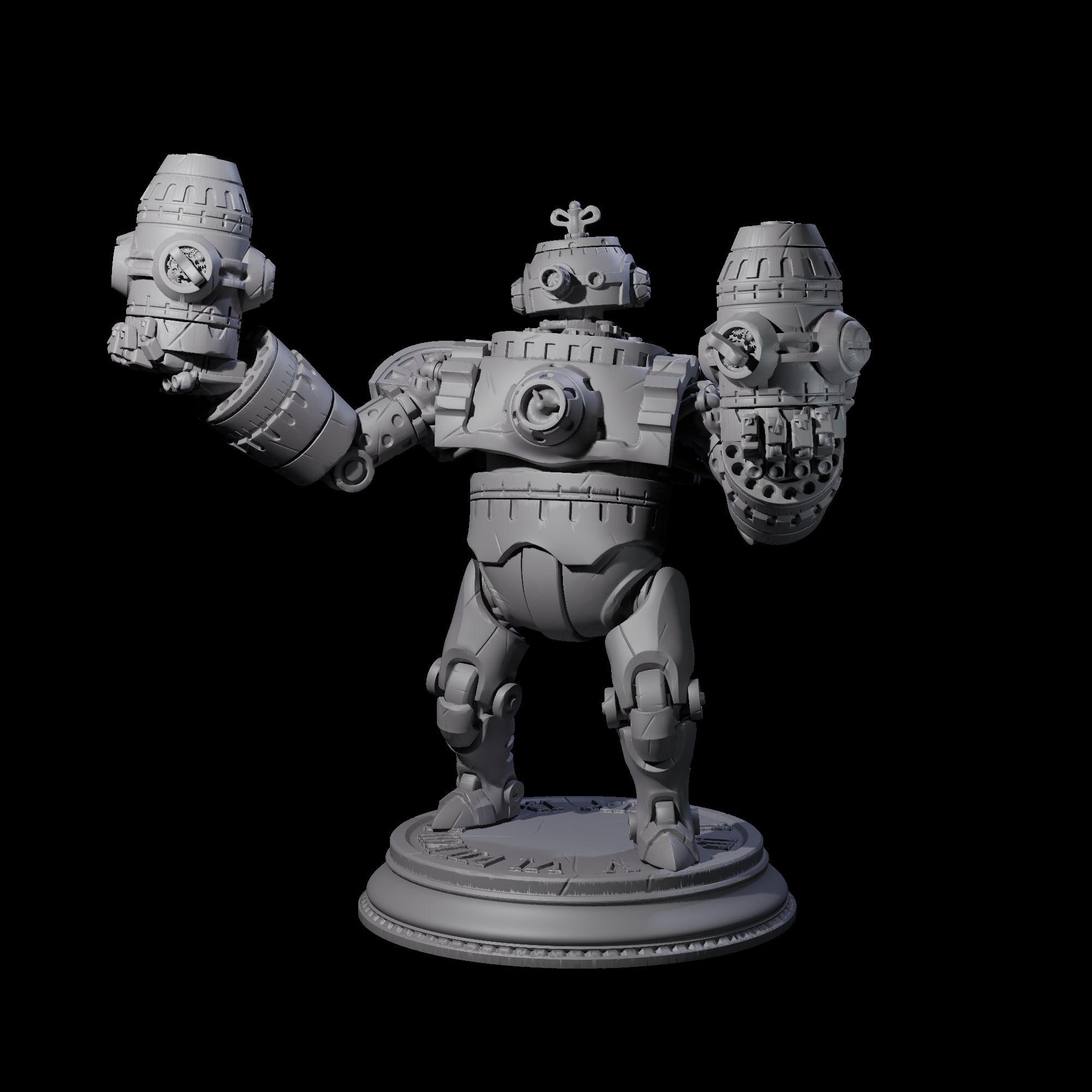 Ticking Clockwork Soldier B Miniature for Dungeons and Dragons, Pathfinder or other TTRPGs