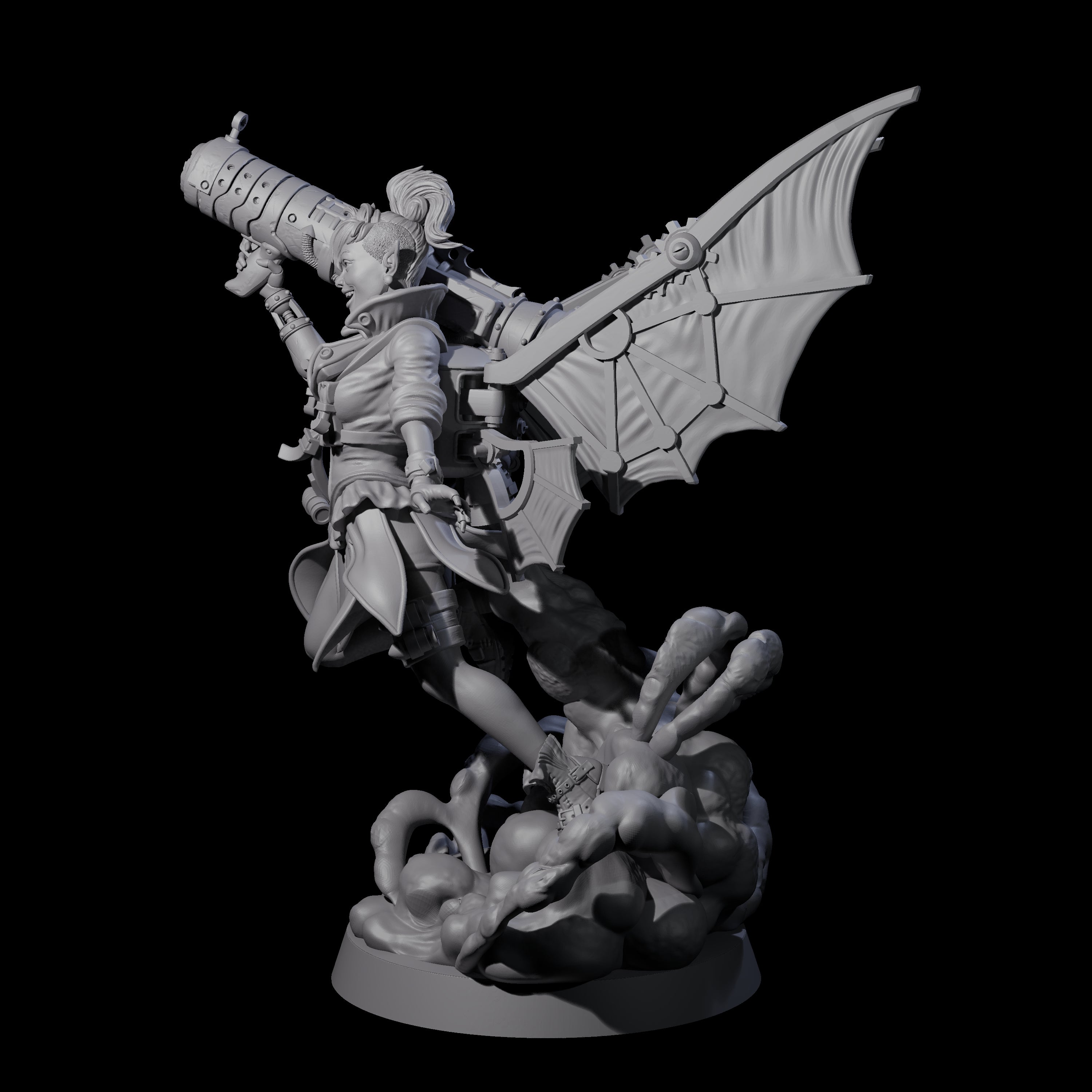 Tina - The Mad Artificer Miniature for Dungeons and Dragons, Pathfinder or other TTRPGs