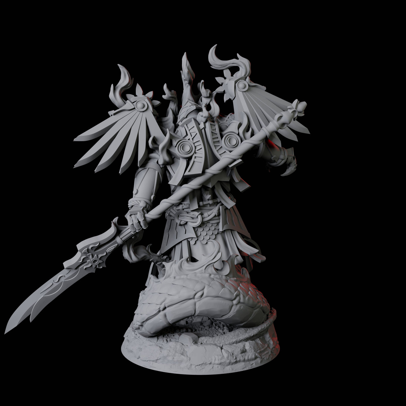 Tinkering Yuan-Ti Abomination Artificer Miniature for Dungeons and Dragons, Pathfinder or other TTRPGs