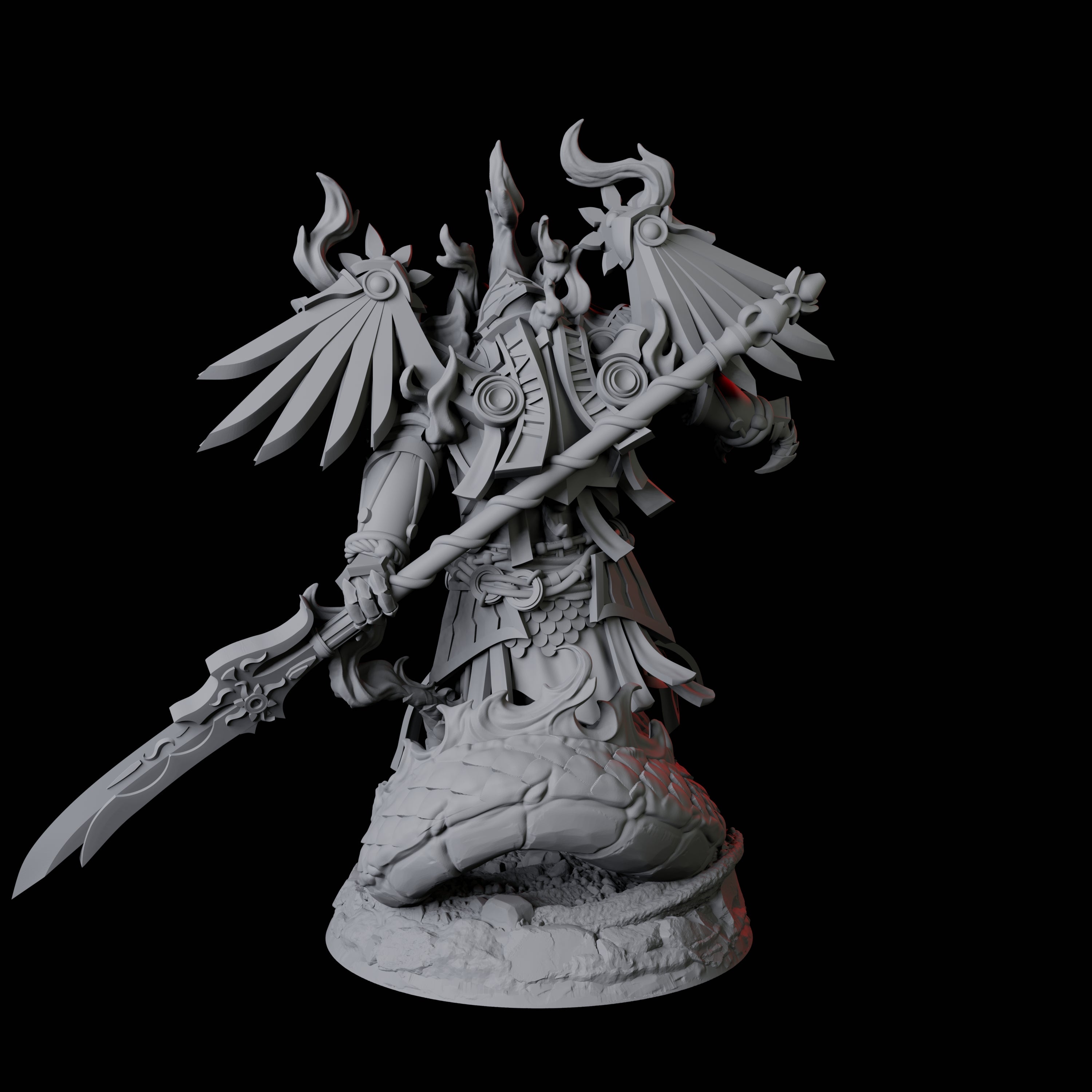 Tinkering Yuan-Ti Abomination Artificer Miniature for Dungeons and Dragons, Pathfinder or other TTRPGs