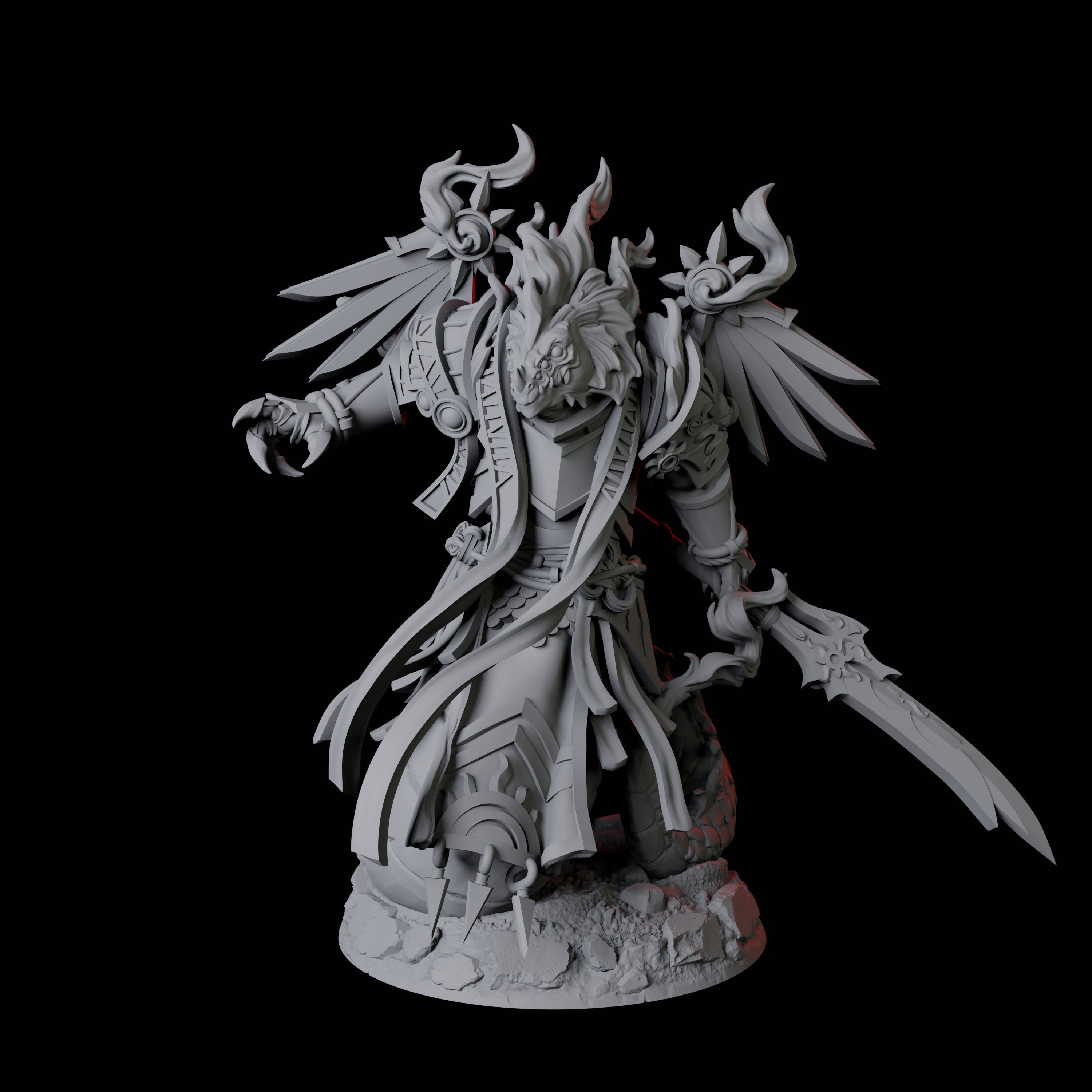 Tinkering Yuan-Ti Abomination Artificer Miniature for Dungeons and Dragons, Pathfinder or other TTRPGs