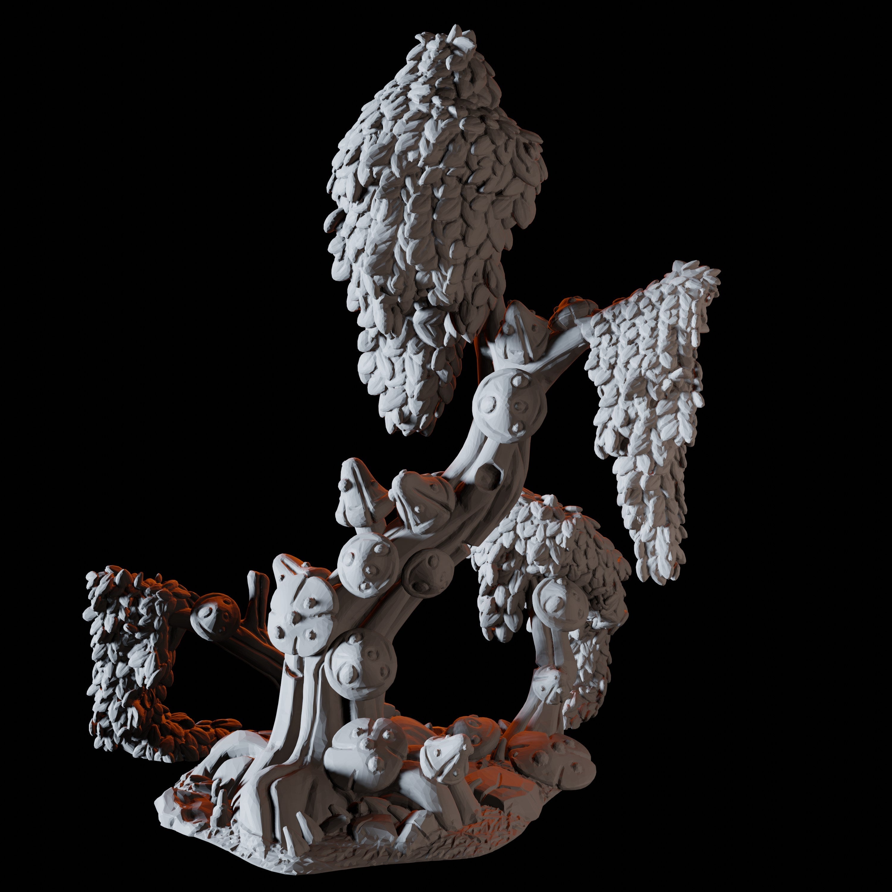 Tiny Tree Mushroom Miniature for Dungeons and Dragons, Pathfinder or other TTRPGs