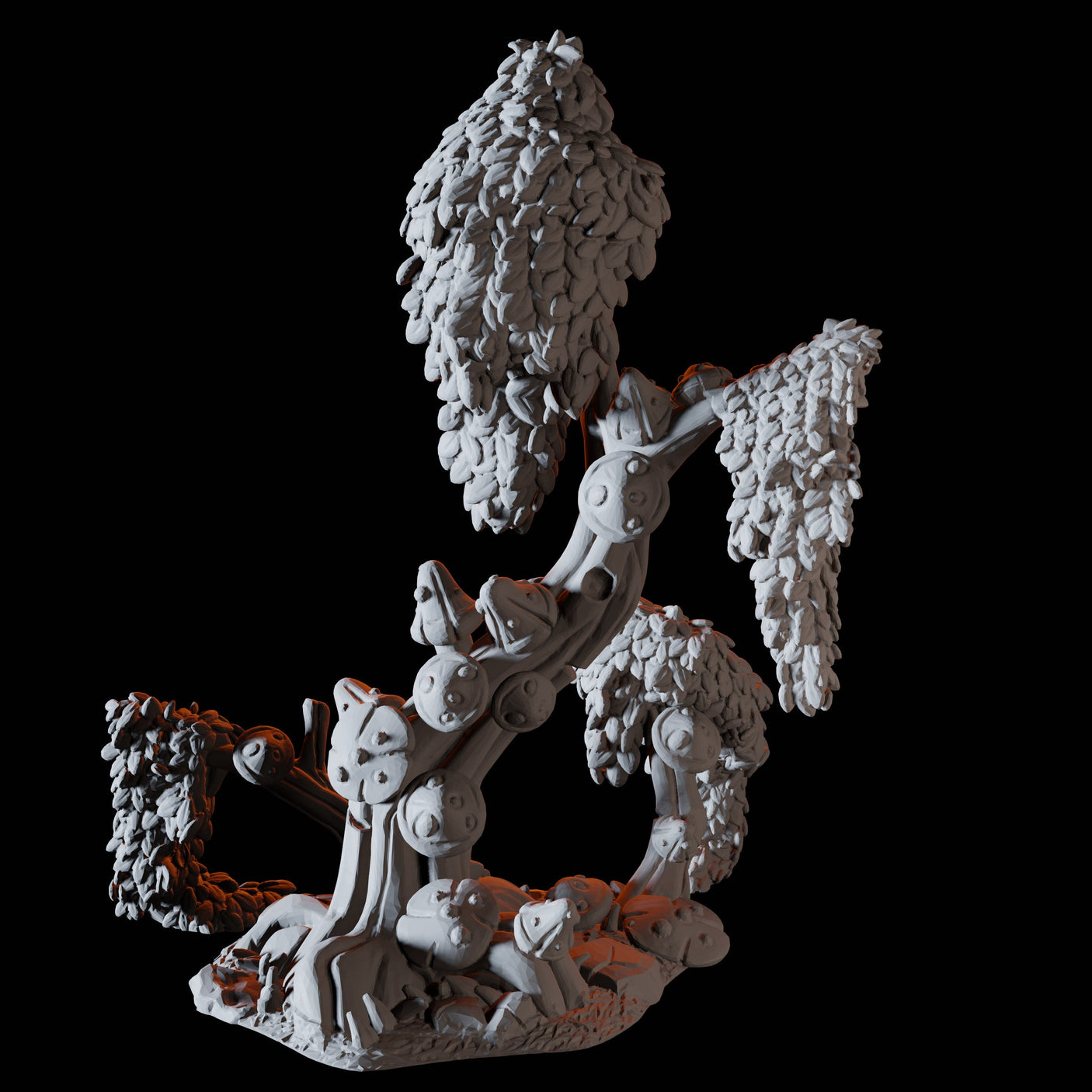 Tiny Tree Mushroom Miniature for Dungeons and Dragons, Pathfinder or other TTRPGs