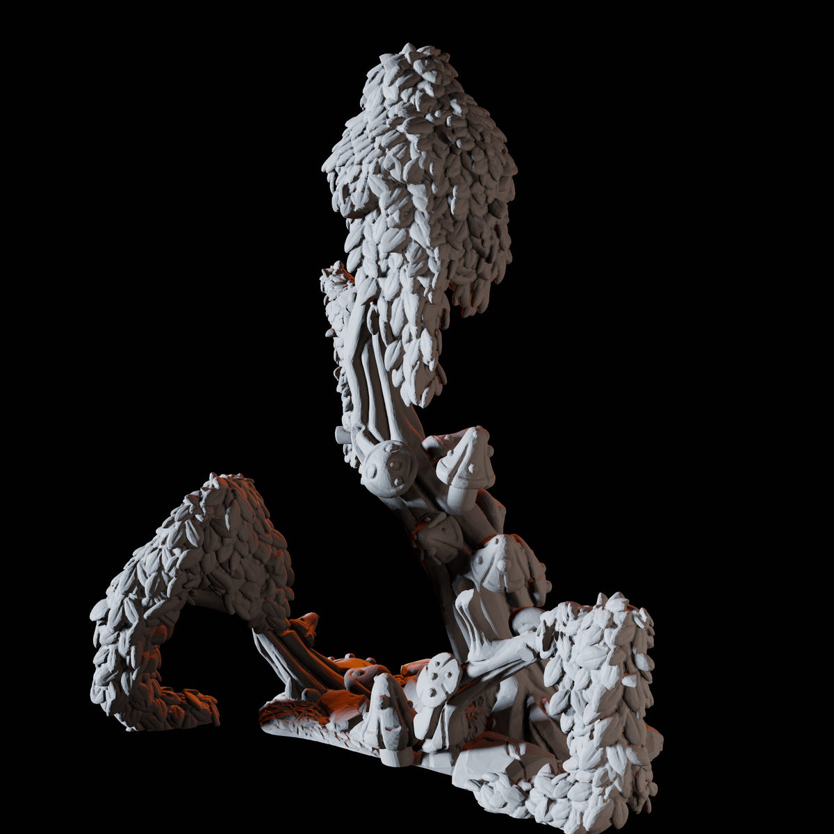 Tiny Tree Mushroom Miniature for Dungeons and Dragons, Pathfinder or other TTRPGs