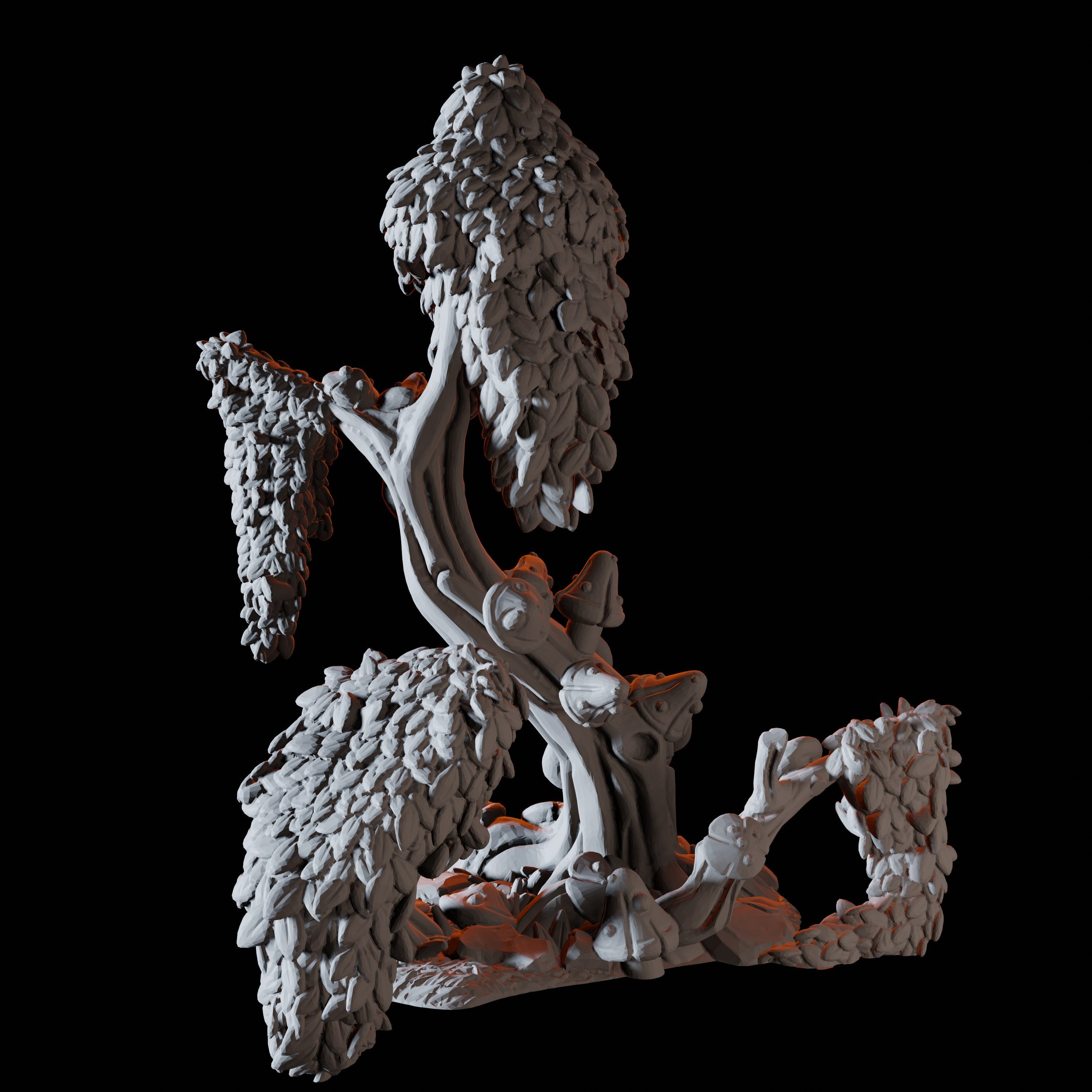 Tiny Tree Mushroom Miniature for Dungeons and Dragons, Pathfinder or other TTRPGs