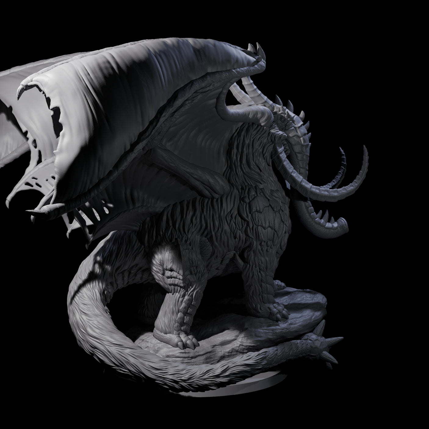 Titanous Thulgant Qlippoth Miniature for Dungeons and Dragons, Pathfinder or other TTRPGs