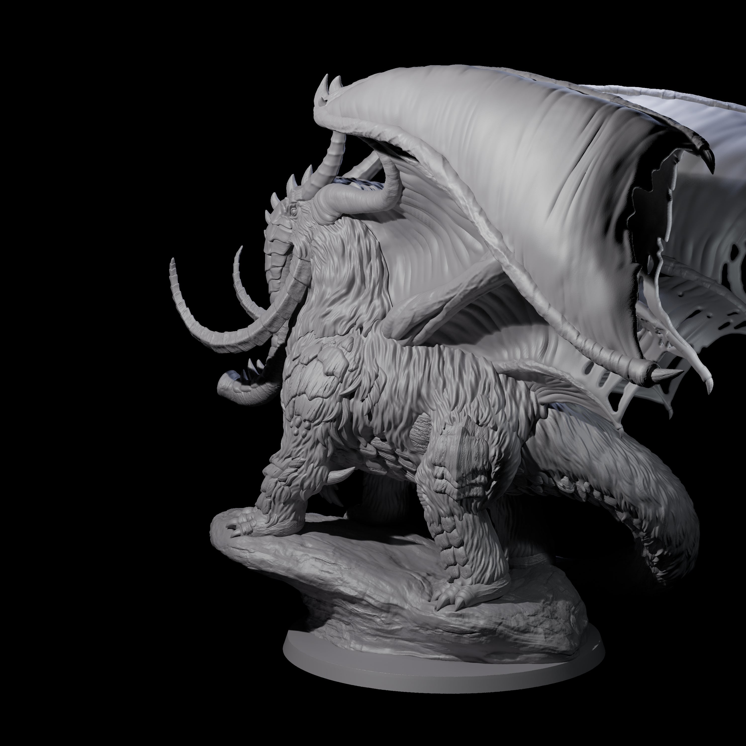 Titanous Thulgant Qlippoth Miniature for Dungeons and Dragons, Pathfinder or other TTRPGs