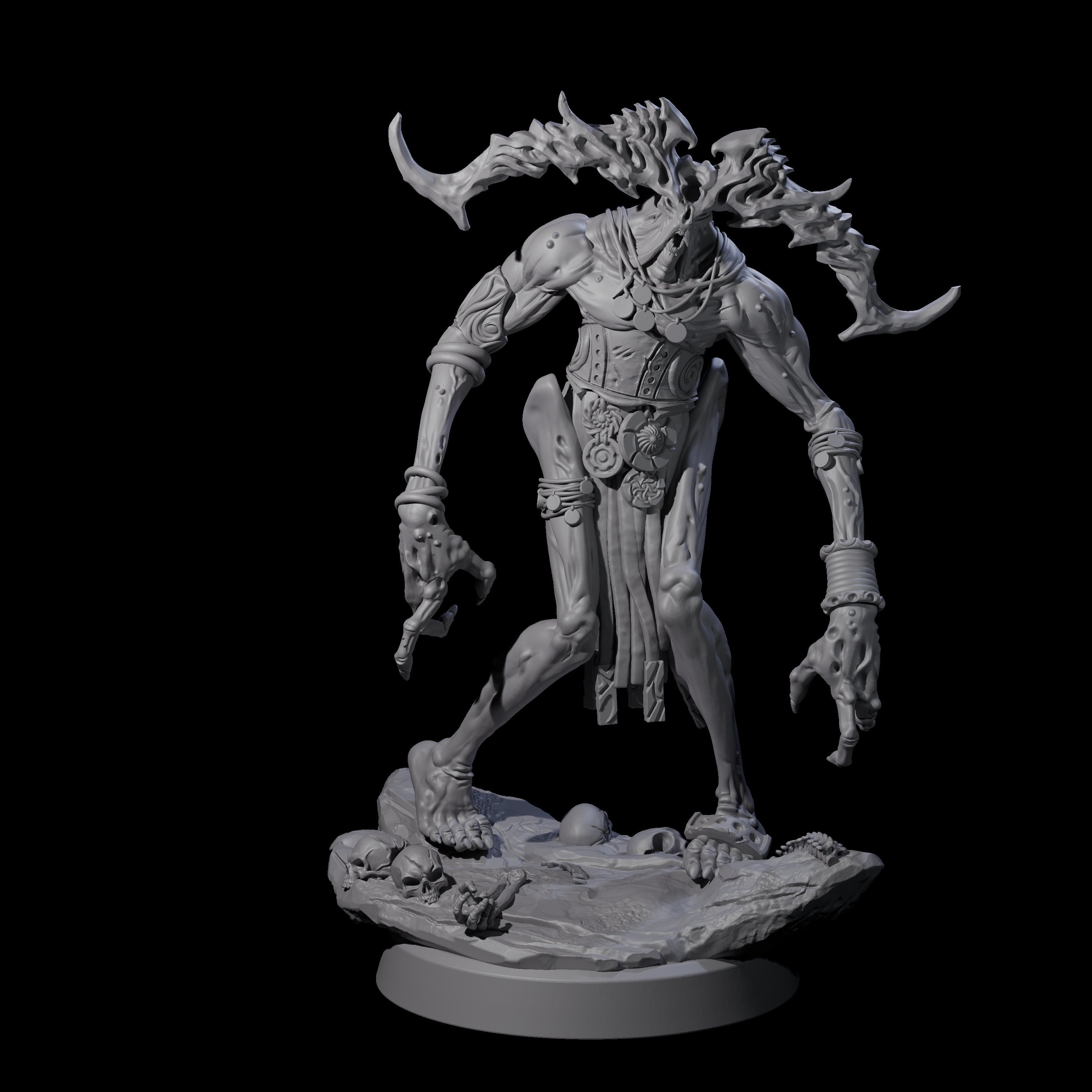 Toiling Horror Miniature for Dungeons and Dragons, Pathfinder or other TTRPGs