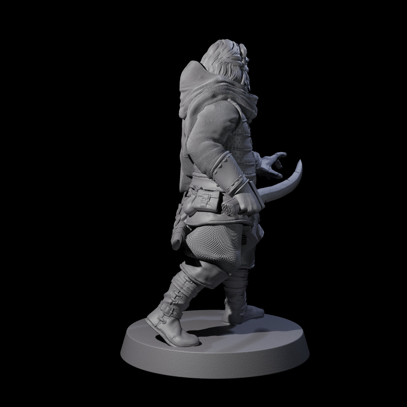 Toothy Bandit B Miniature for Dungeons and Dragons, Pathfinder or other TTRPGs