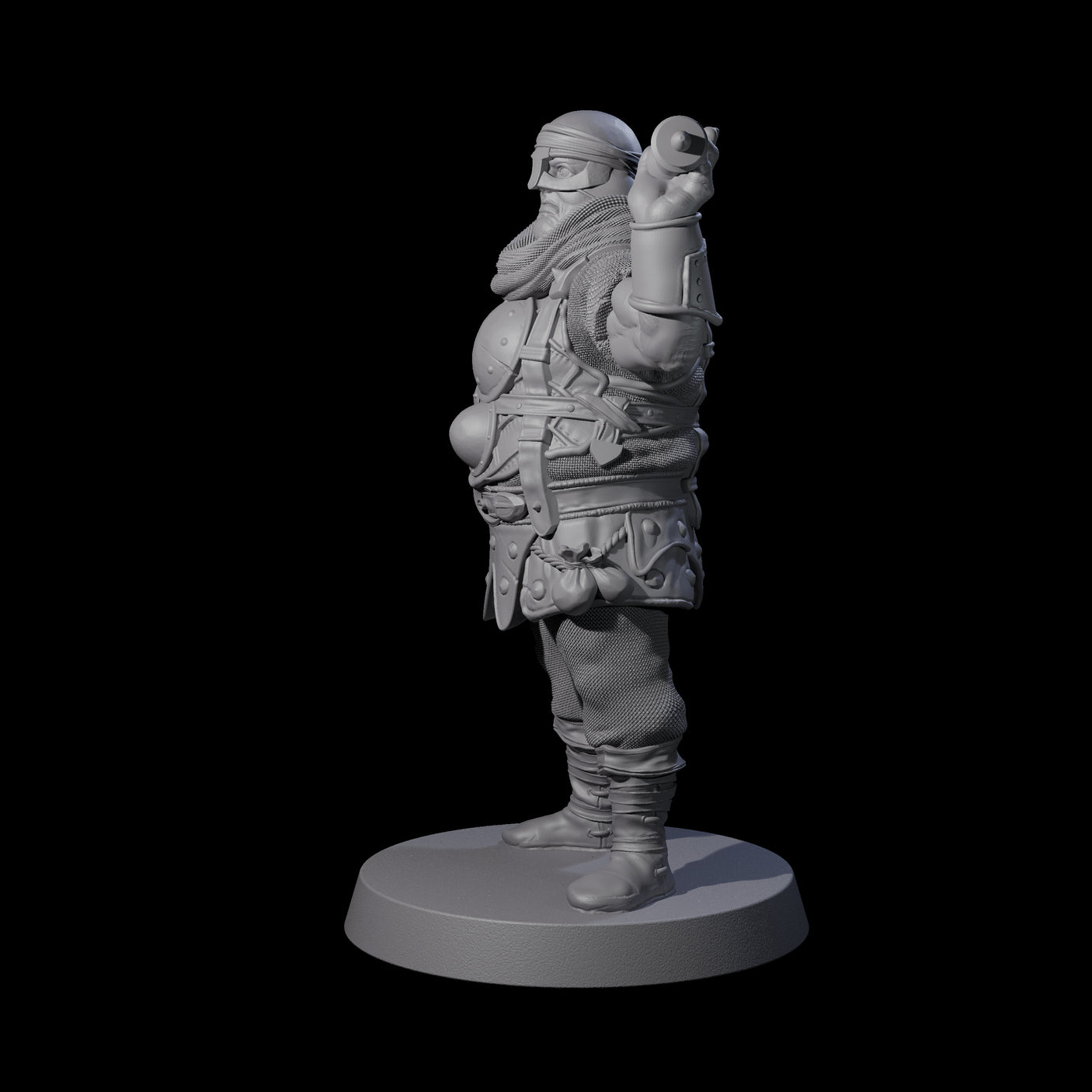 Toothy Bandit C Miniature for Dungeons and Dragons, Pathfinder or other TTRPGs