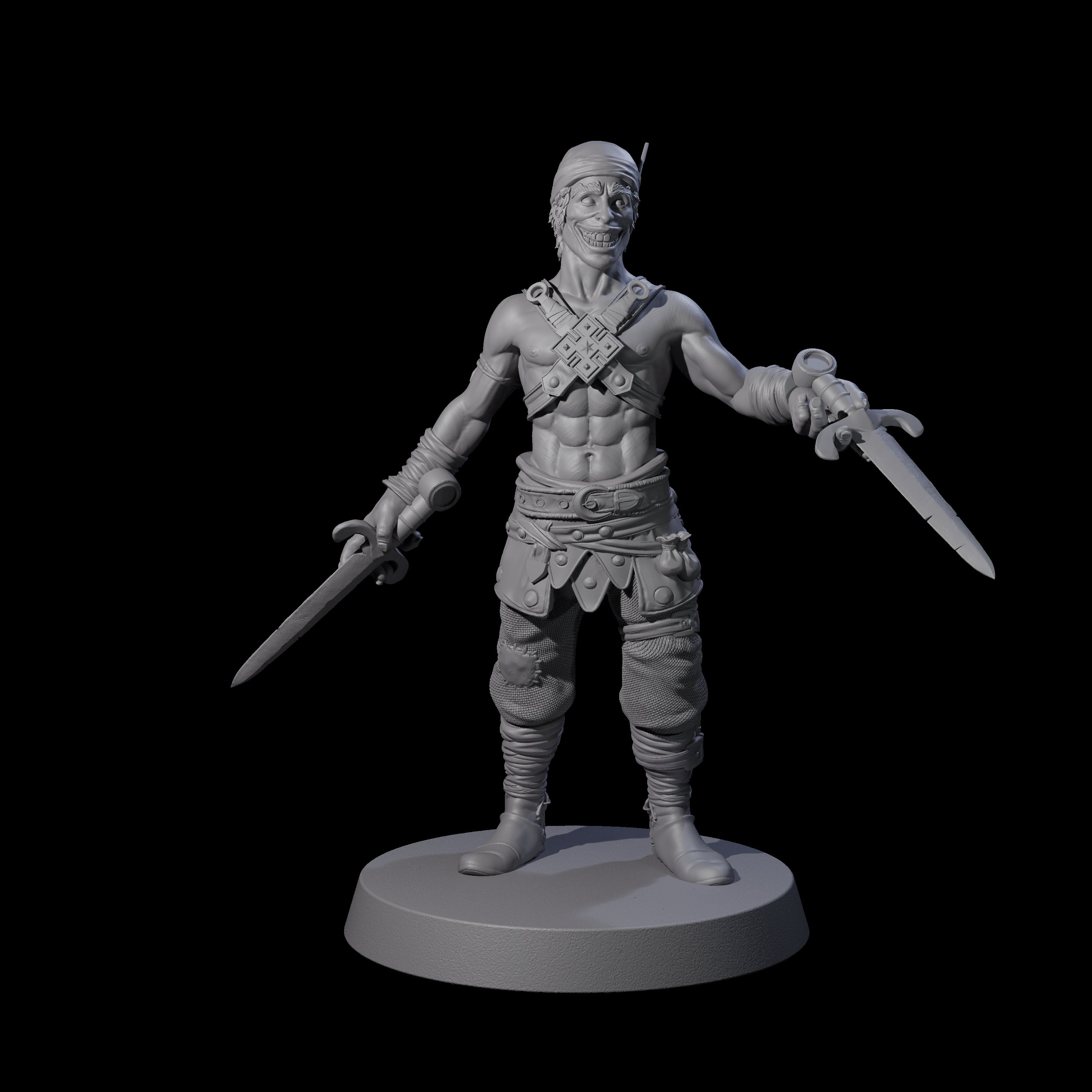 Toothy Bandit E Miniature for Dungeons and Dragons, Pathfinder or other TTRPGs