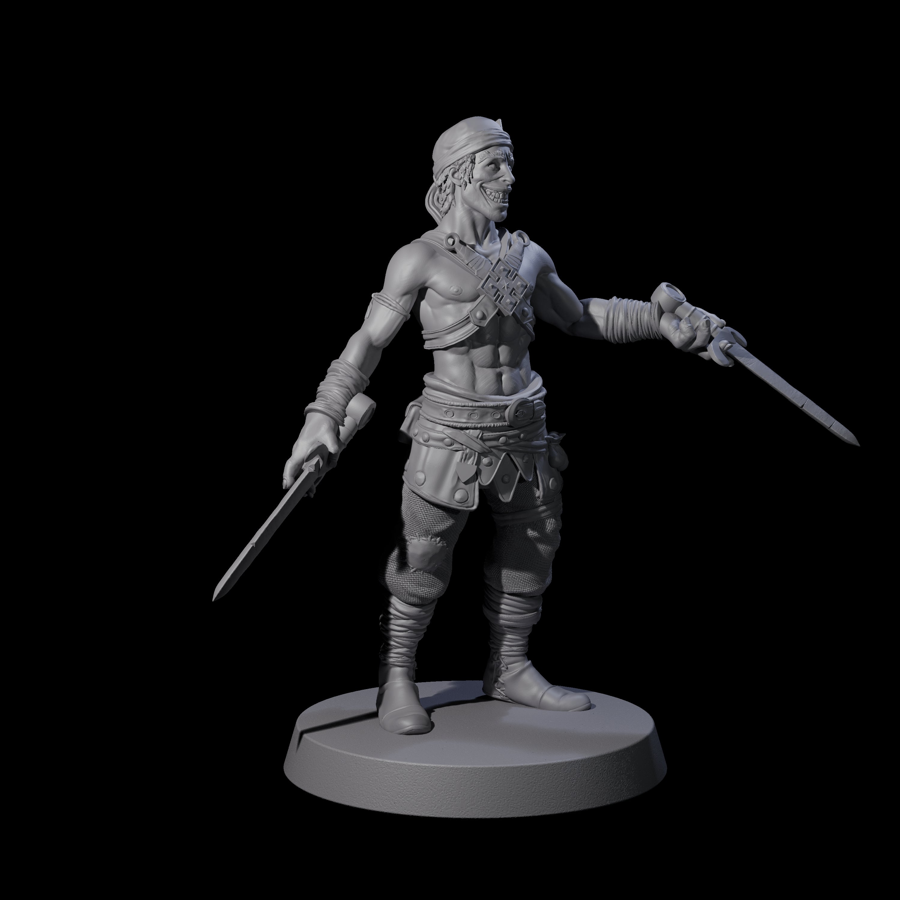 Toothy Bandit E Miniature for Dungeons and Dragons, Pathfinder or other TTRPGs