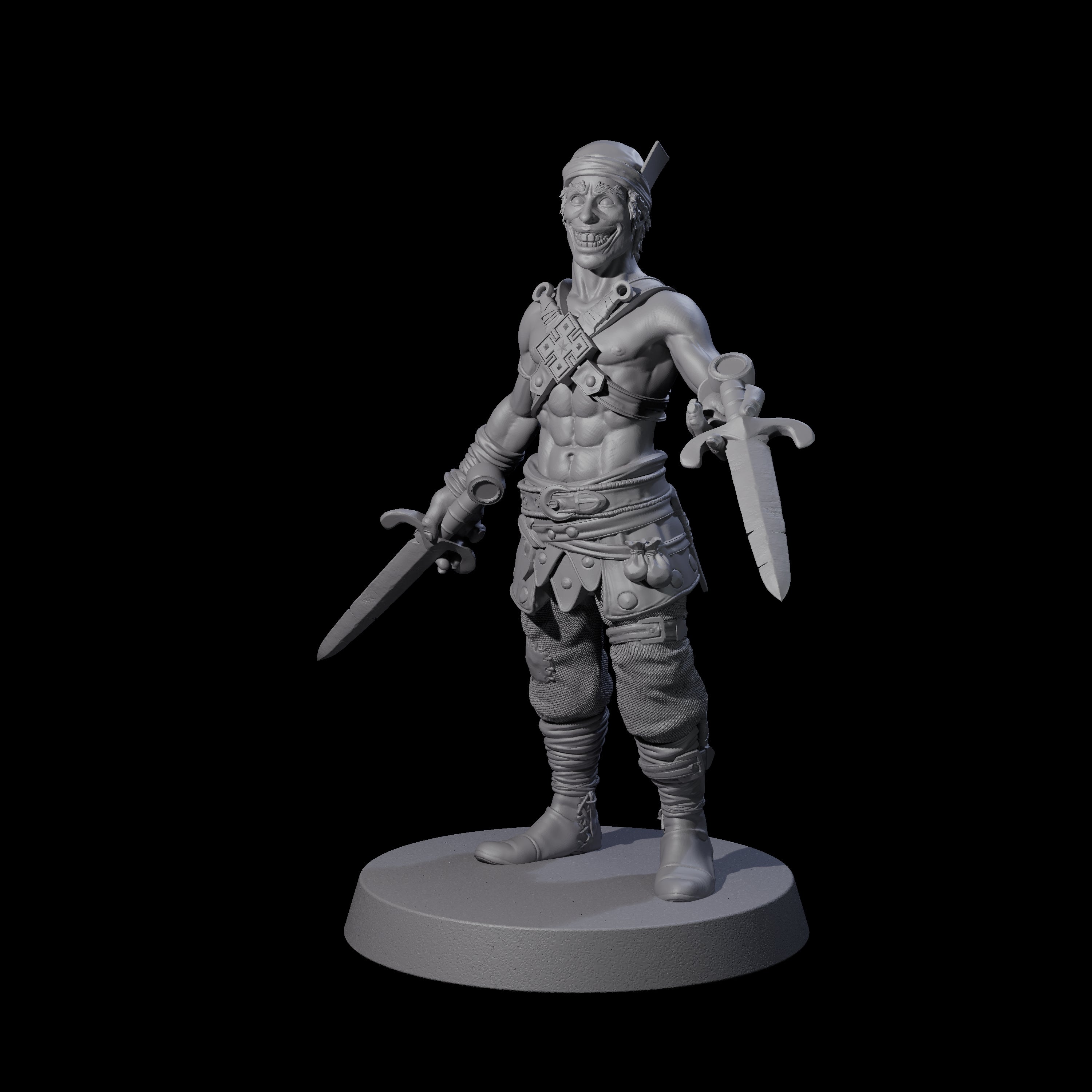 Toothy Bandit E Miniature for Dungeons and Dragons, Pathfinder or other TTRPGs