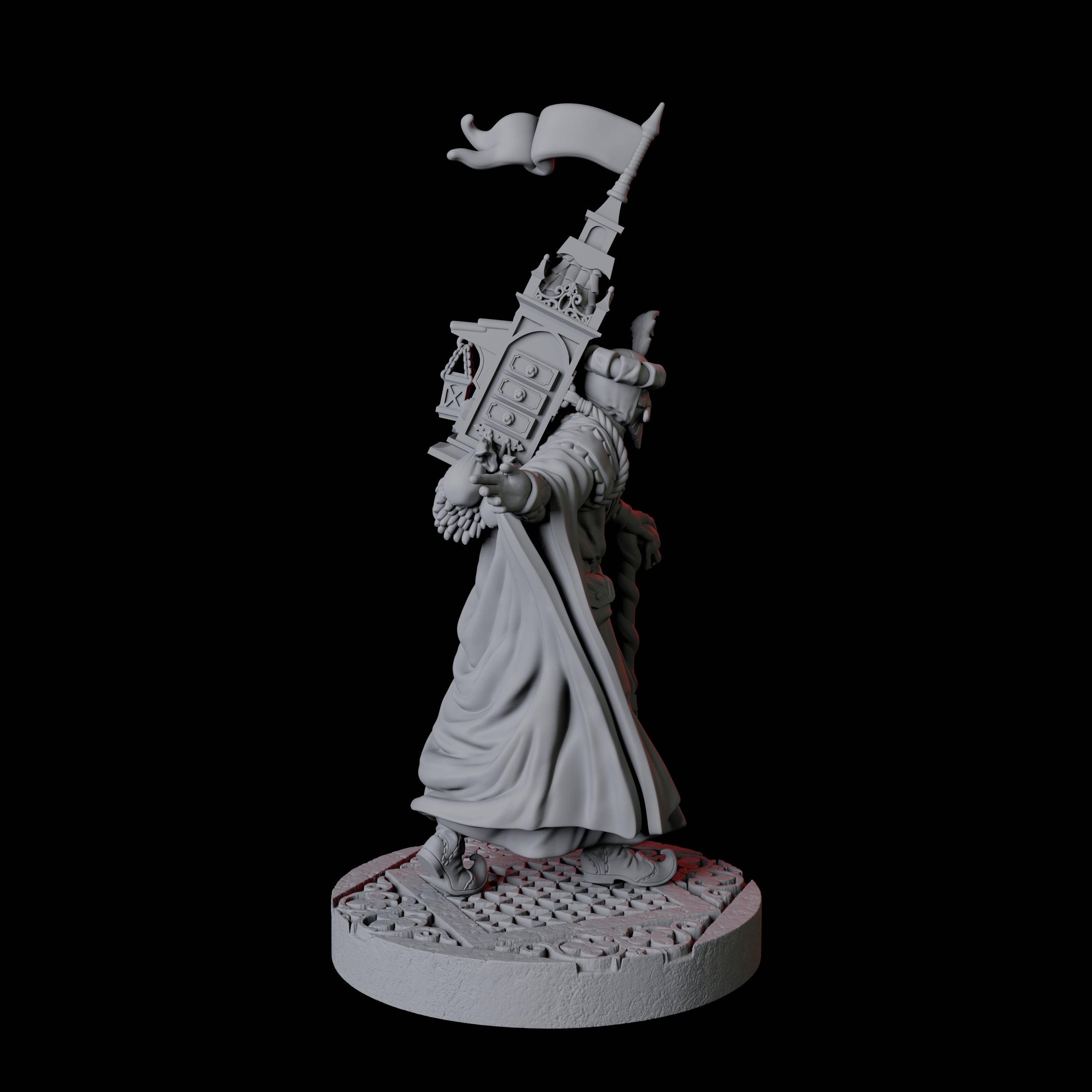 Travelling Merchant of Curios Miniature for Dungeons and Dragons, Pathfinder or other TTRPGs