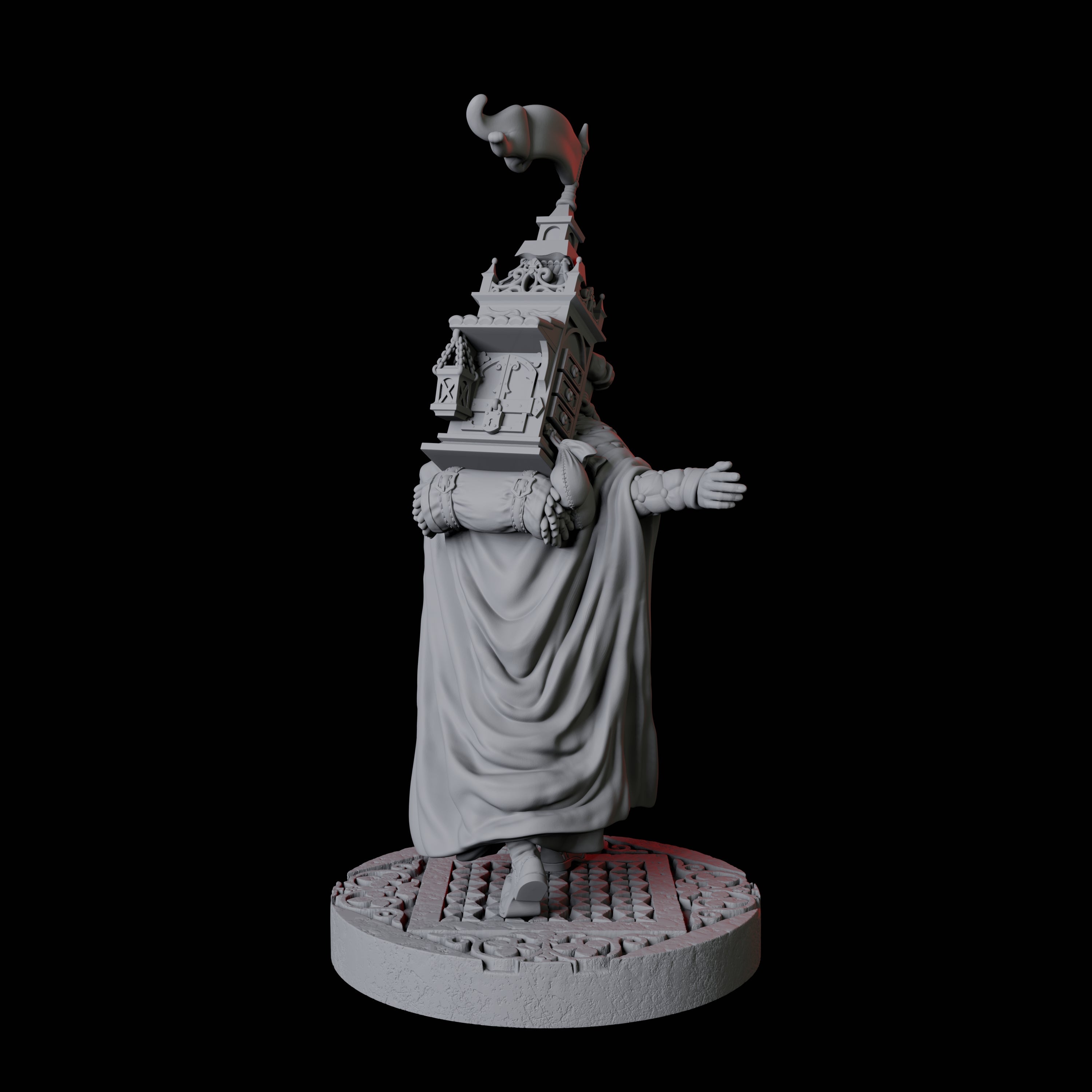 Travelling Merchant of Curios Miniature for Dungeons and Dragons, Pathfinder or other TTRPGs