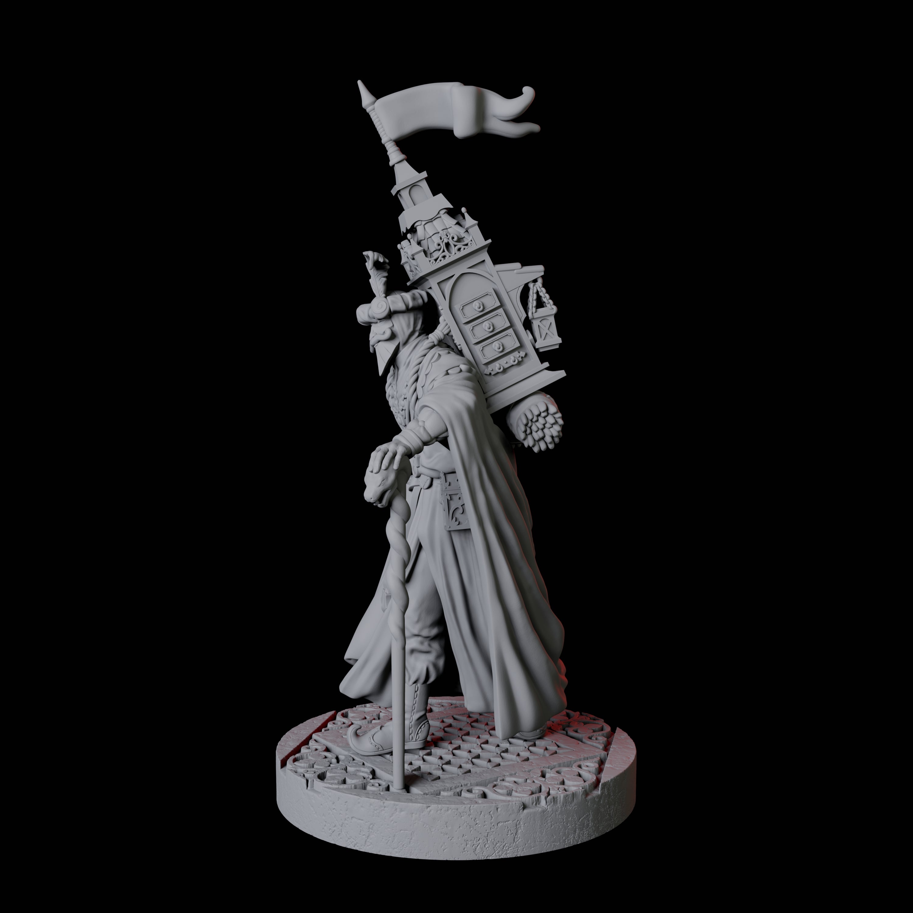 Travelling Merchant of Curios Miniature for Dungeons and Dragons, Pathfinder or other TTRPGs