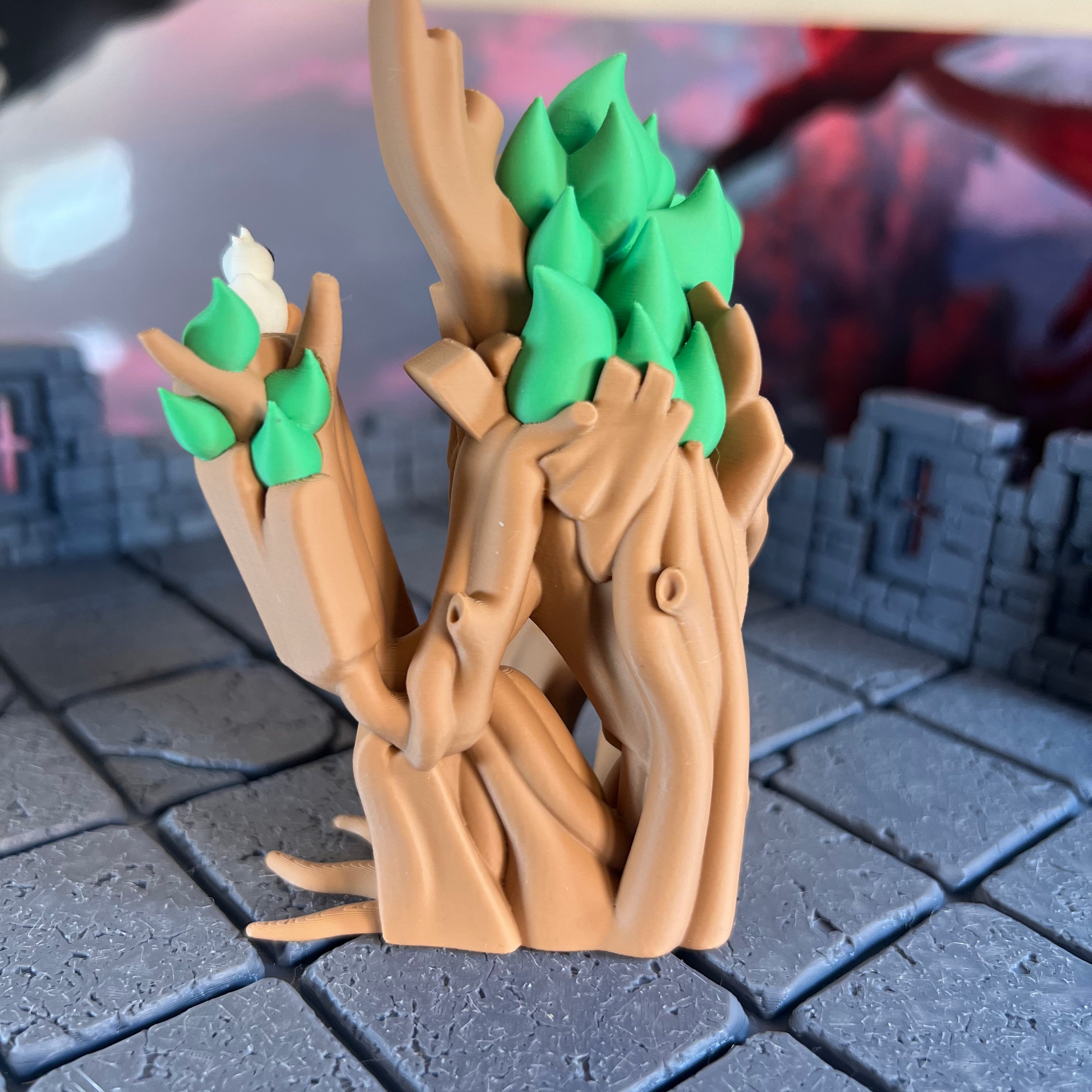 Treant Multicolour Table Ready Miniatures Miniature for Dungeons and Dragons, Pathfinder or other TTRPGs