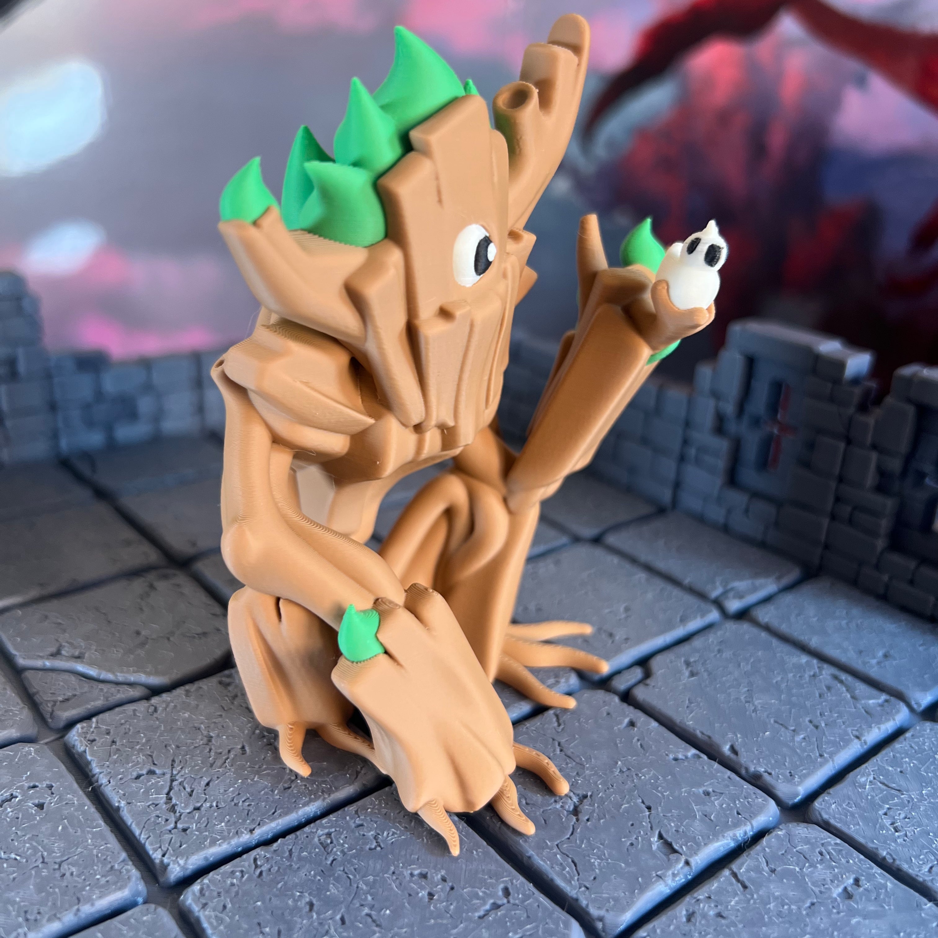 Treant Multicolour Table Ready Miniatures Miniature for Dungeons and Dragons, Pathfinder or other TTRPGs