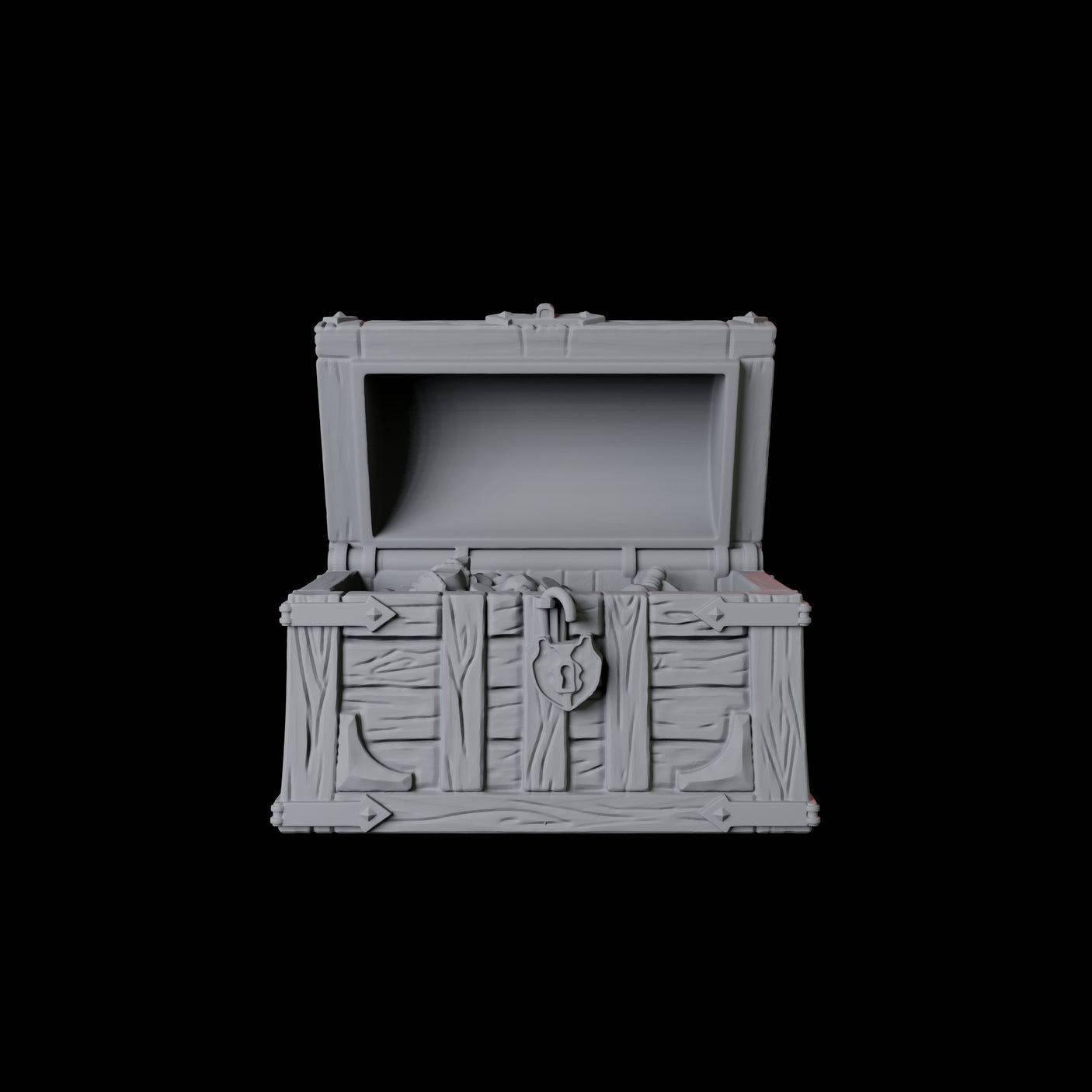 Treasure Chest and Mimics Miniature for Dungeons and Dragons, Pathfinder or other TTRPGs