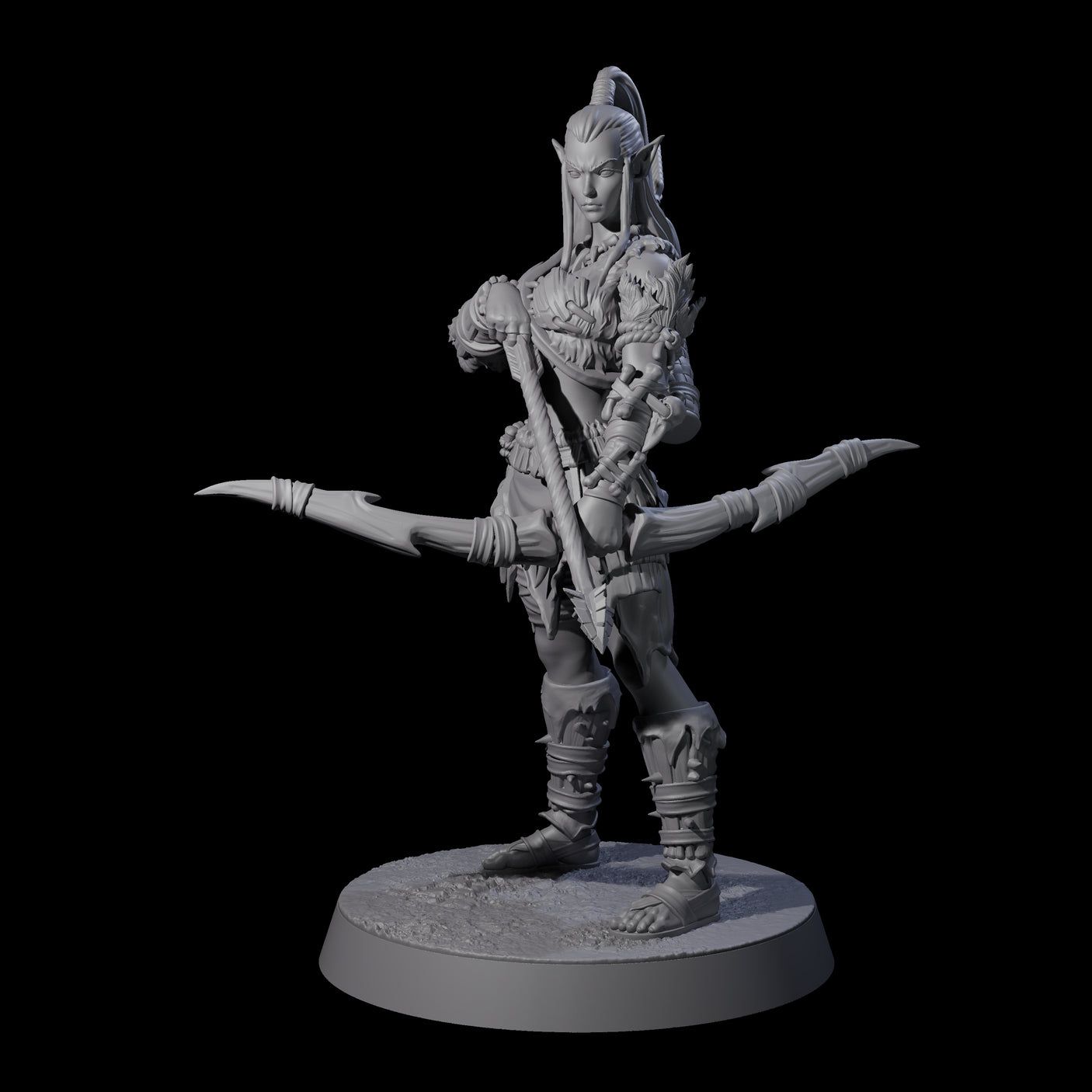 Tree Ranger A Miniature for Dungeons and Dragons, Pathfinder or other TTRPGs