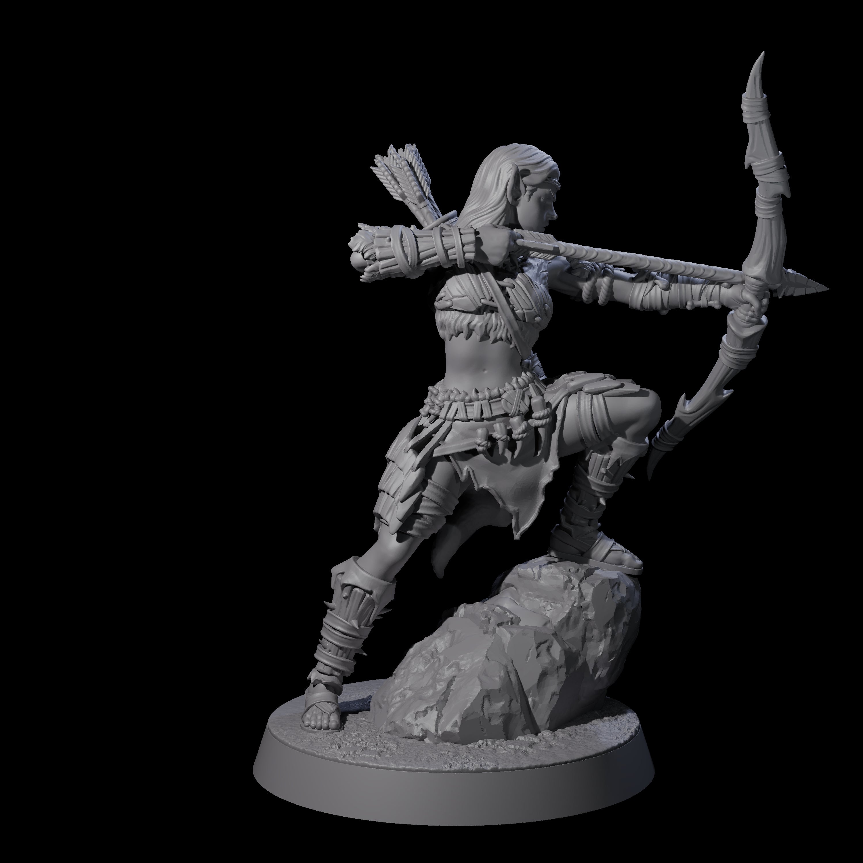 Tree Ranger B Miniature for Dungeons and Dragons, Pathfinder or other TTRPGs