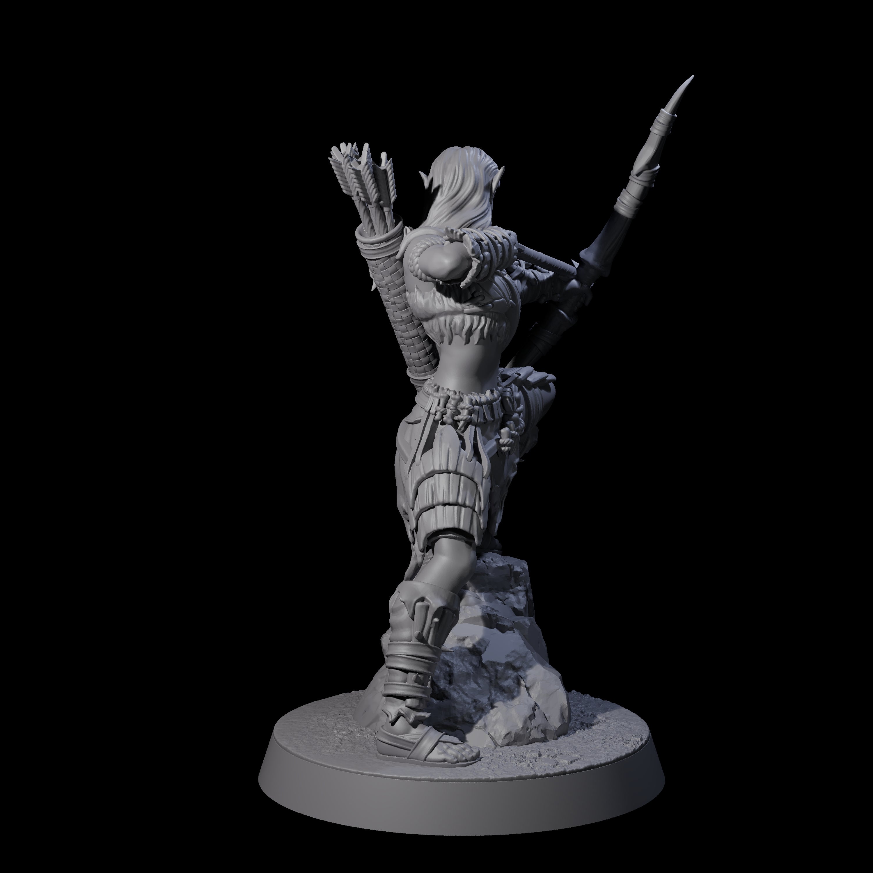 Tree Ranger B Miniature for Dungeons and Dragons, Pathfinder or other TTRPGs