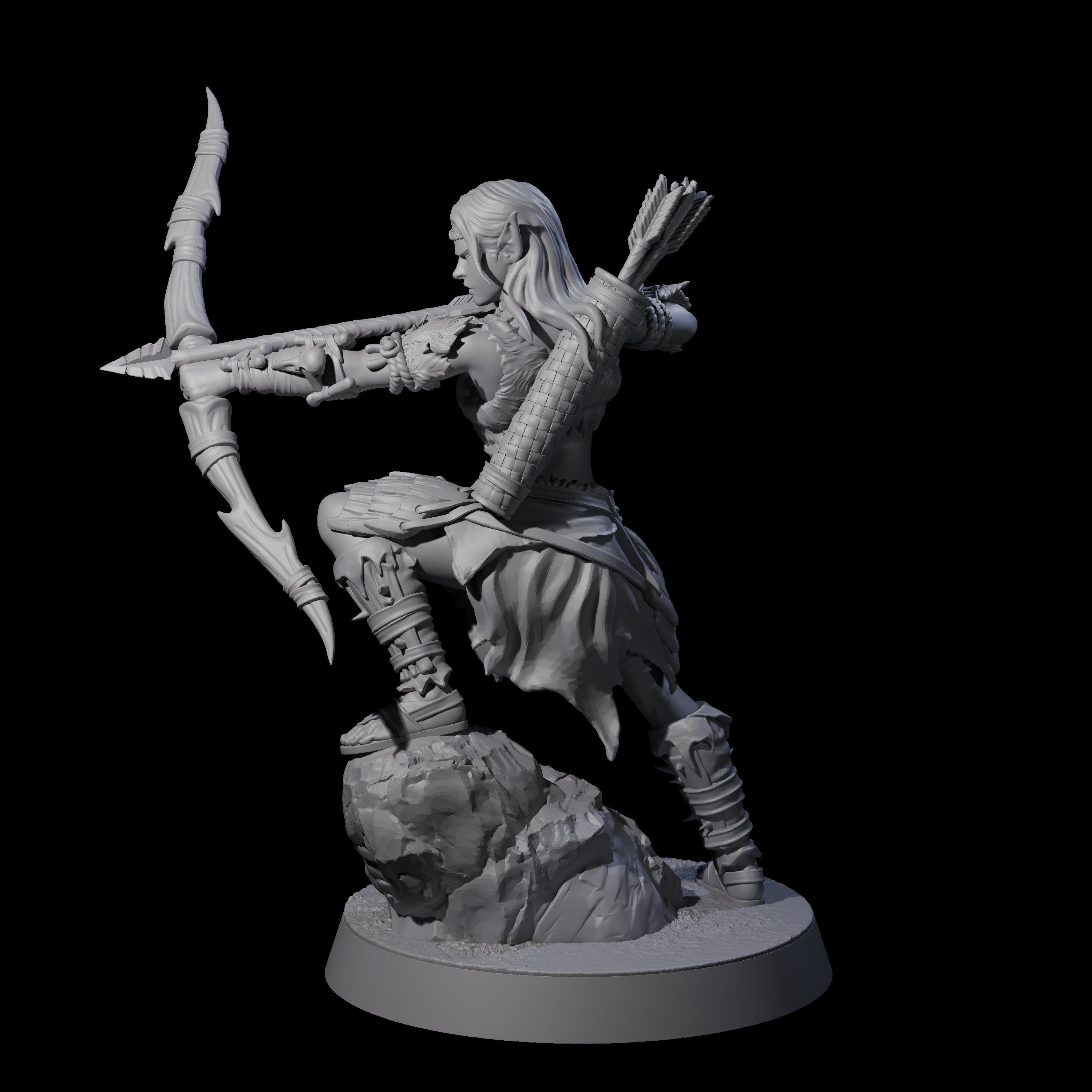 Tree Ranger B Miniature for Dungeons and Dragons, Pathfinder or other TTRPGs