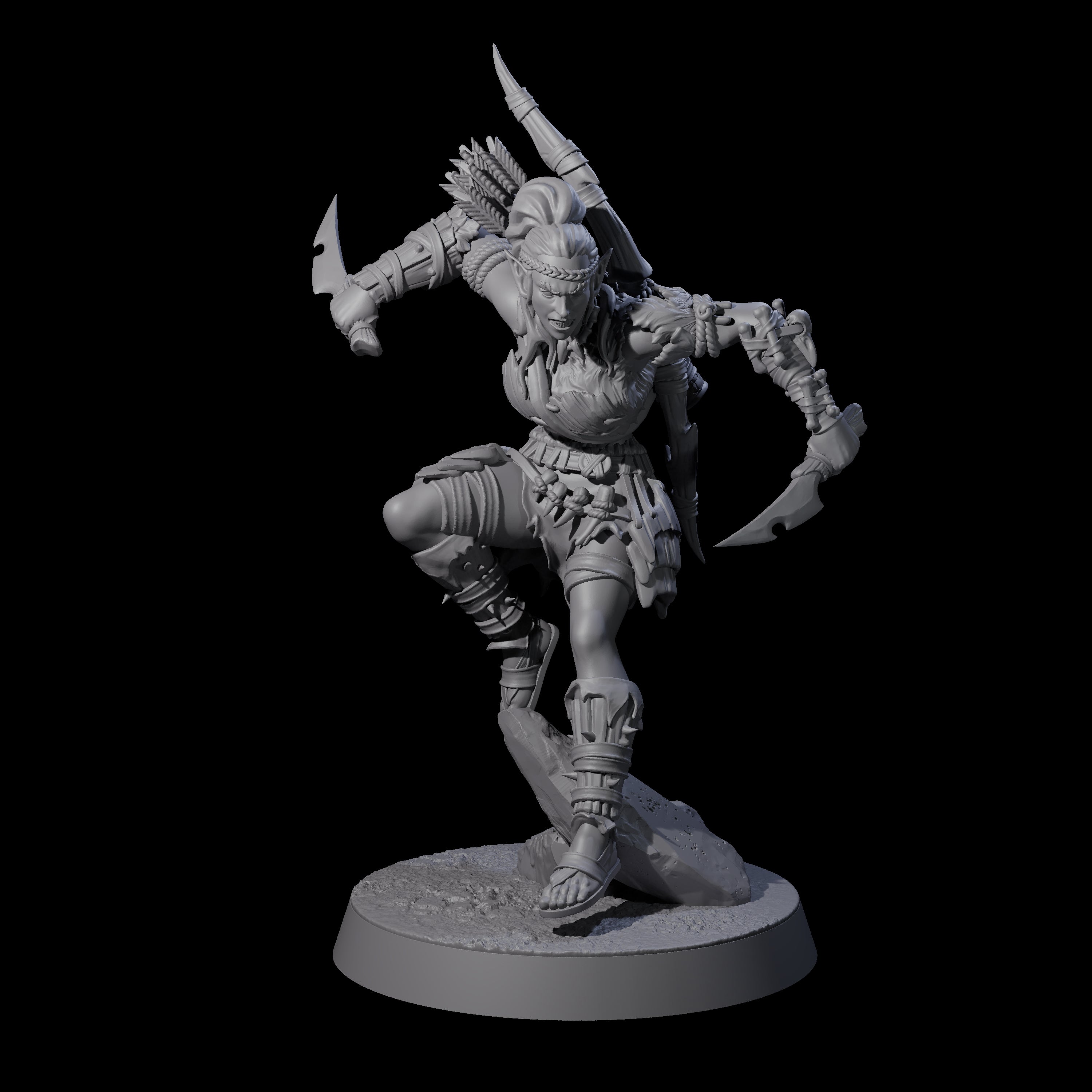 Tree Ranger C Miniature for Dungeons and Dragons, Pathfinder or other TTRPGs