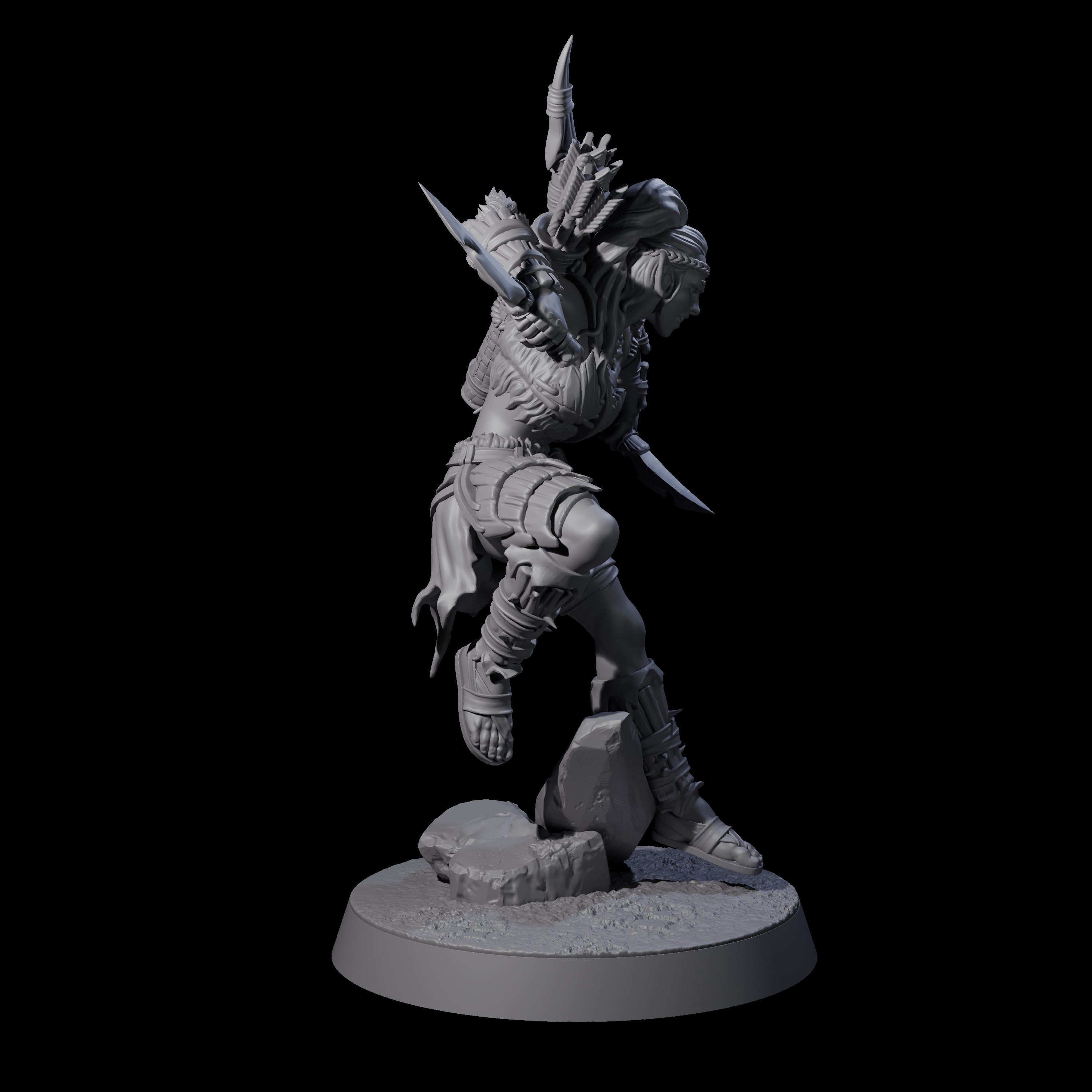 Tree Ranger C Miniature for Dungeons and Dragons, Pathfinder or other TTRPGs