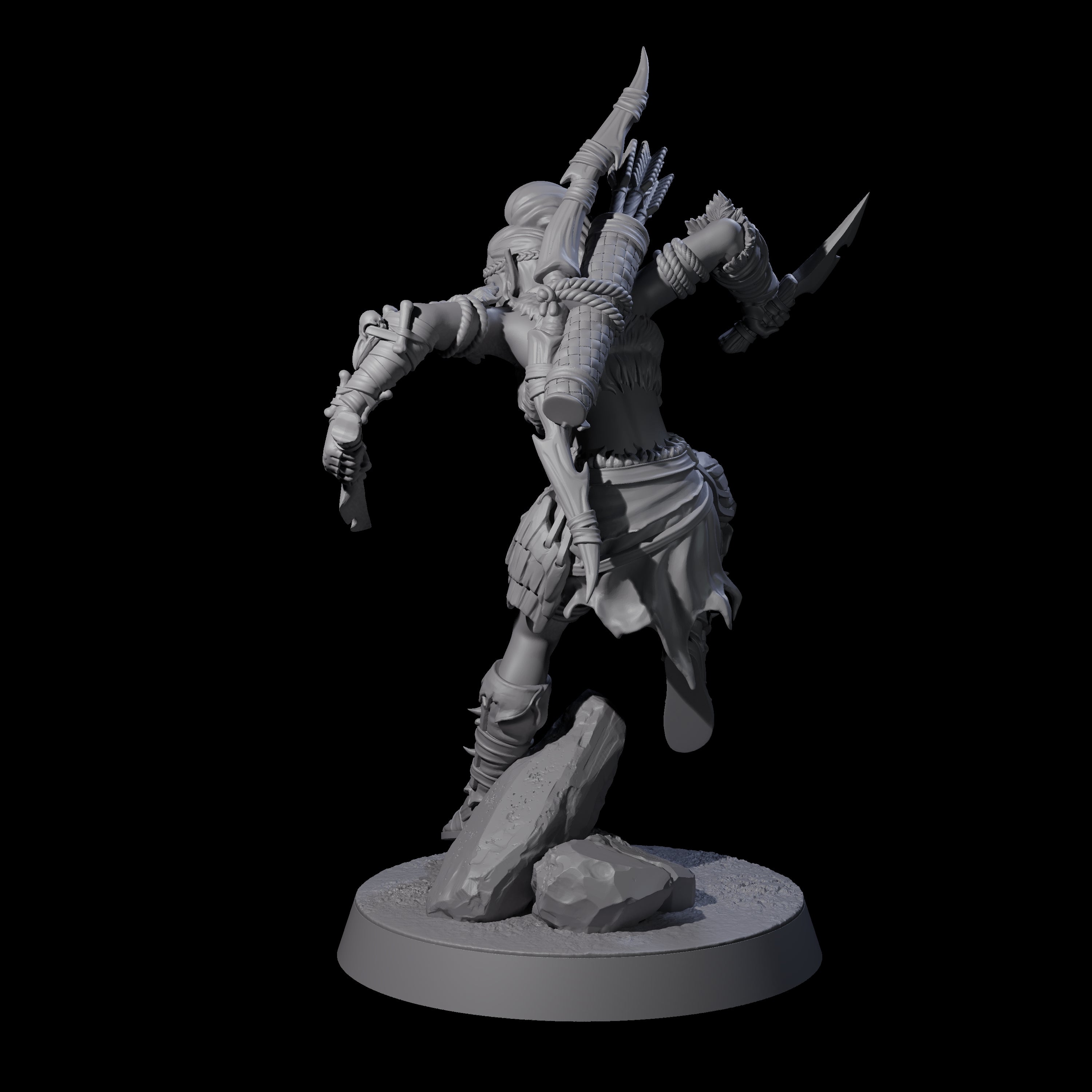 Tree Ranger C Miniature for Dungeons and Dragons, Pathfinder or other TTRPGs