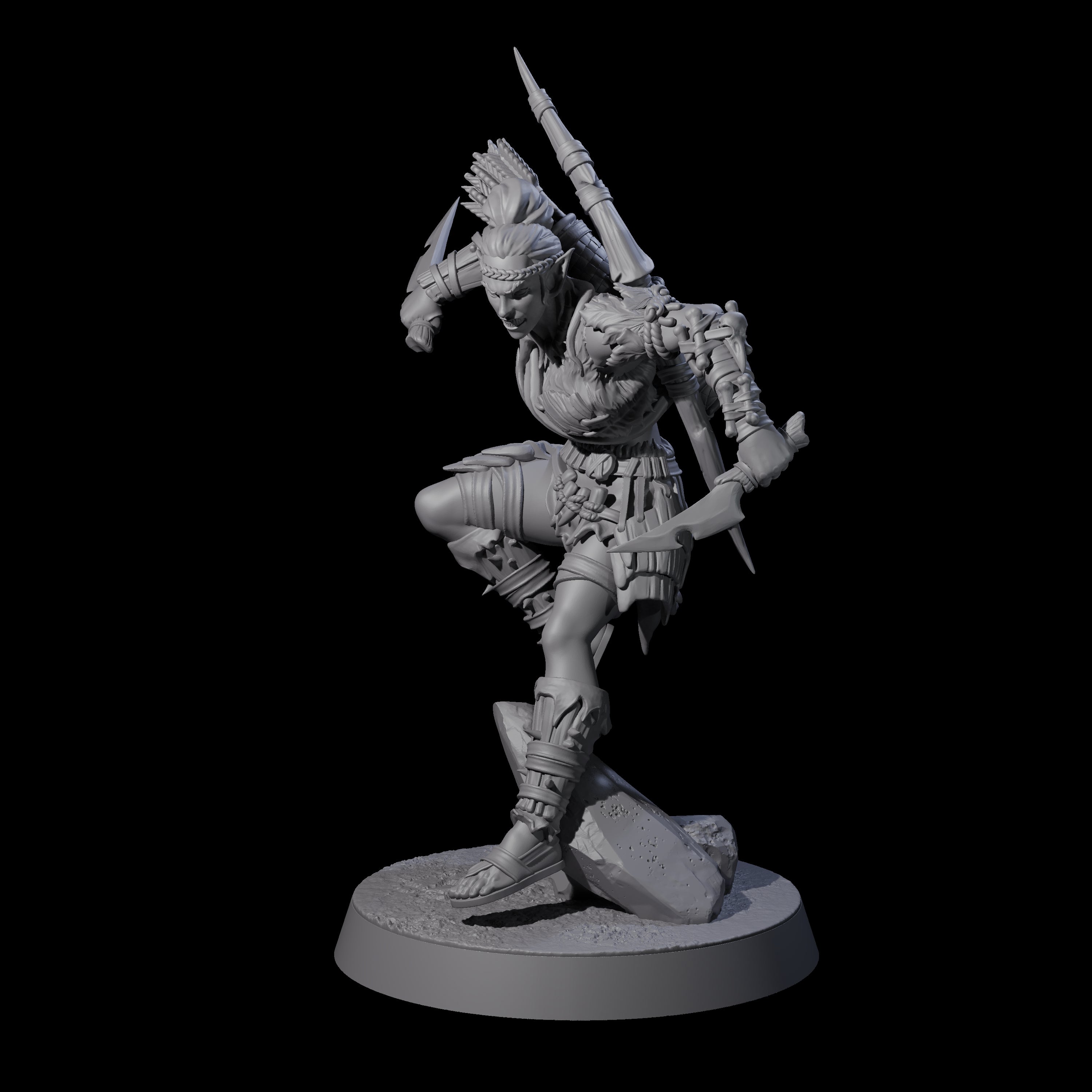 Tree Ranger C Miniature for Dungeons and Dragons, Pathfinder or other TTRPGs