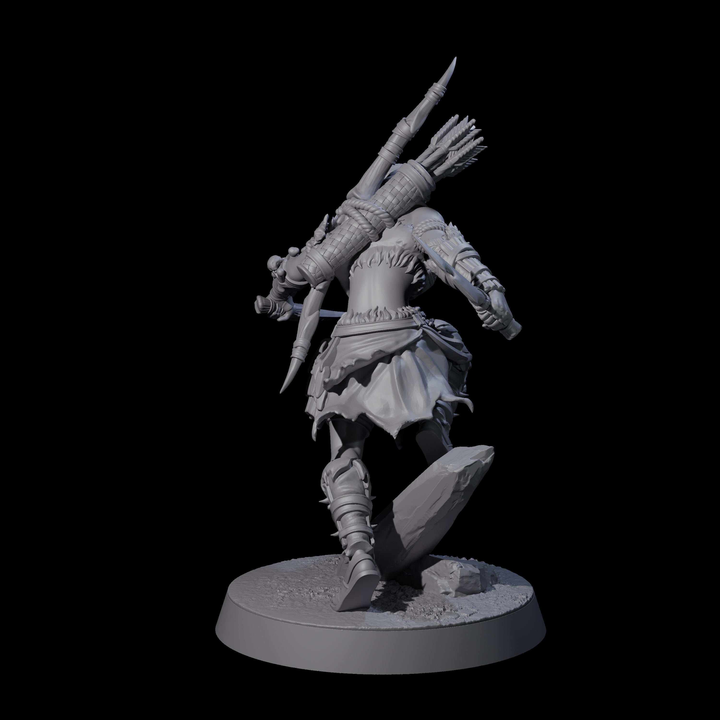 Tree Ranger D Miniature for Dungeons and Dragons, Pathfinder or other TTRPGs