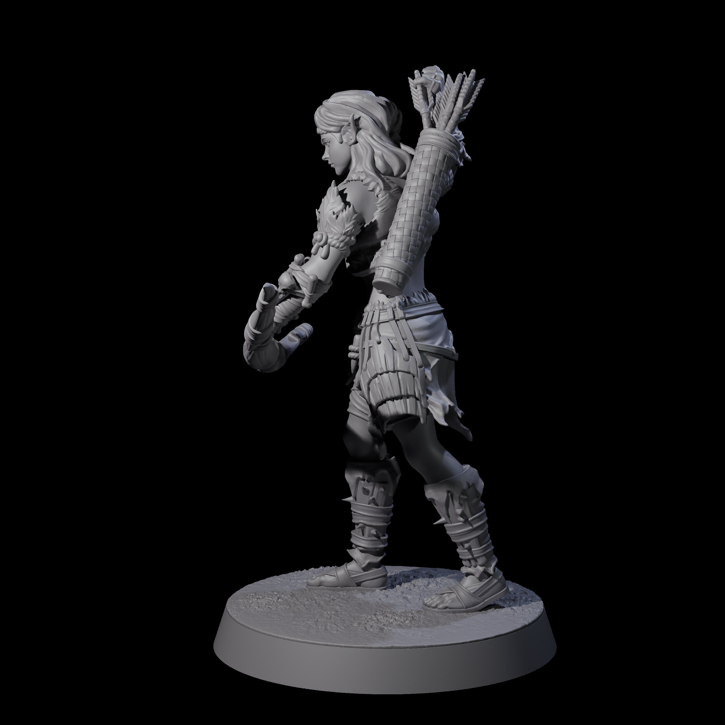 Tree Ranger E Miniature for Dungeons and Dragons, Pathfinder or other TTRPGs