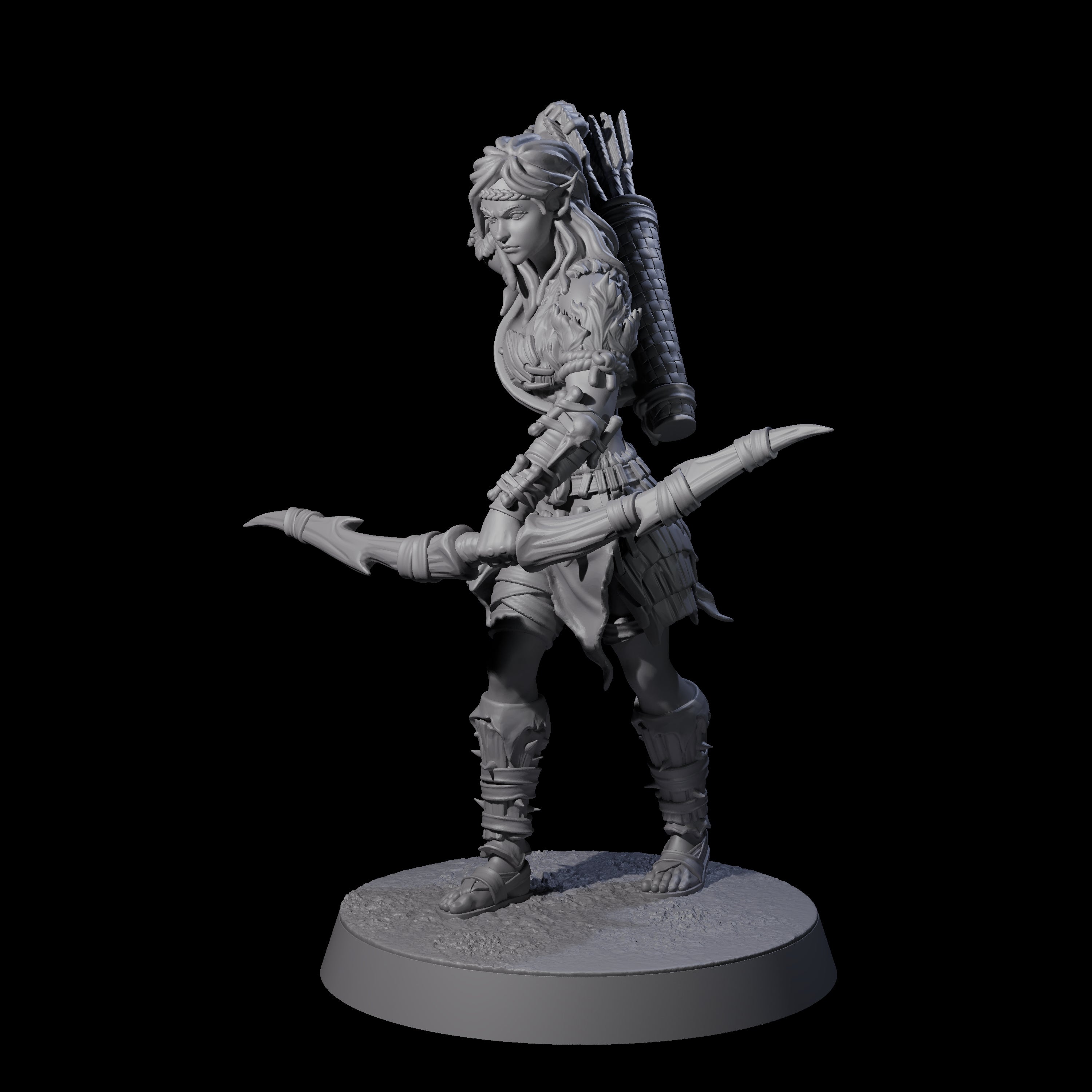 Tree Ranger E Miniature for Dungeons and Dragons, Pathfinder or other TTRPGs