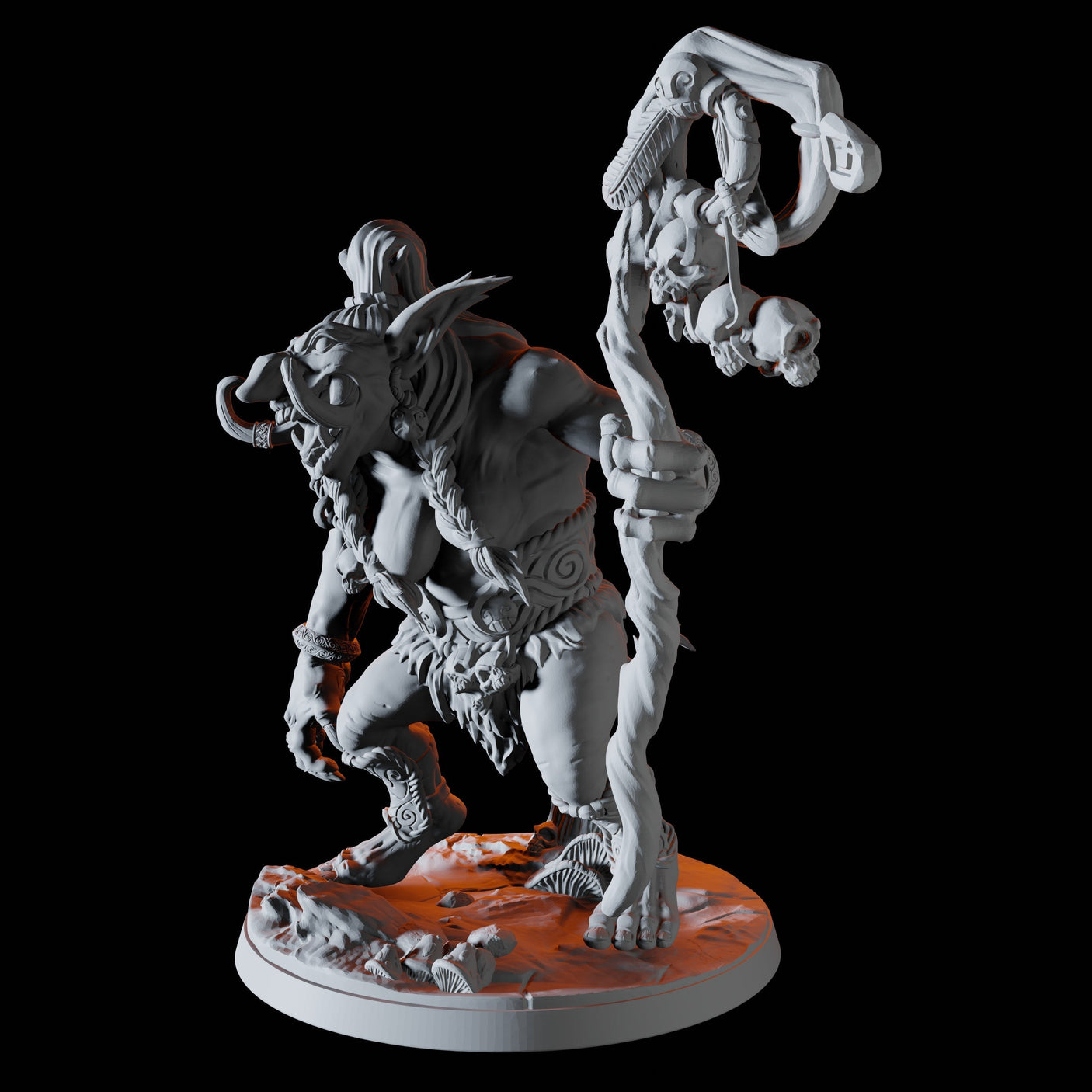 Troll Hag C Miniature for Dungeons and Dragons, Pathfinder or other TTRPGs