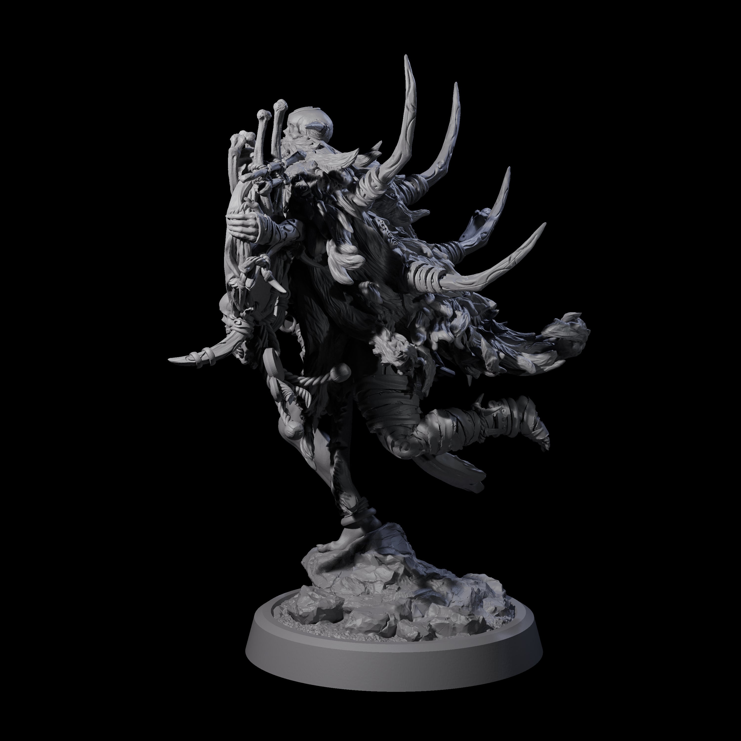 Tusked Goblin Shaman D Miniature for Dungeons and Dragons, Pathfinder or other TTRPGs