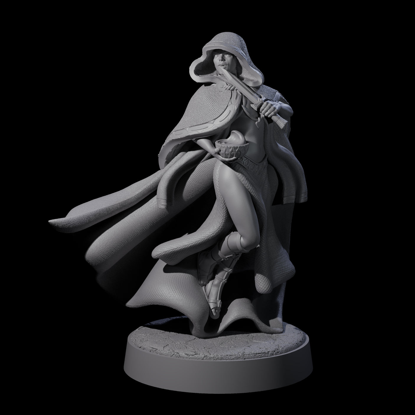 Twisted Blood Maiden A Miniature for Dungeons and Dragons, Pathfinder or other TTRPGs