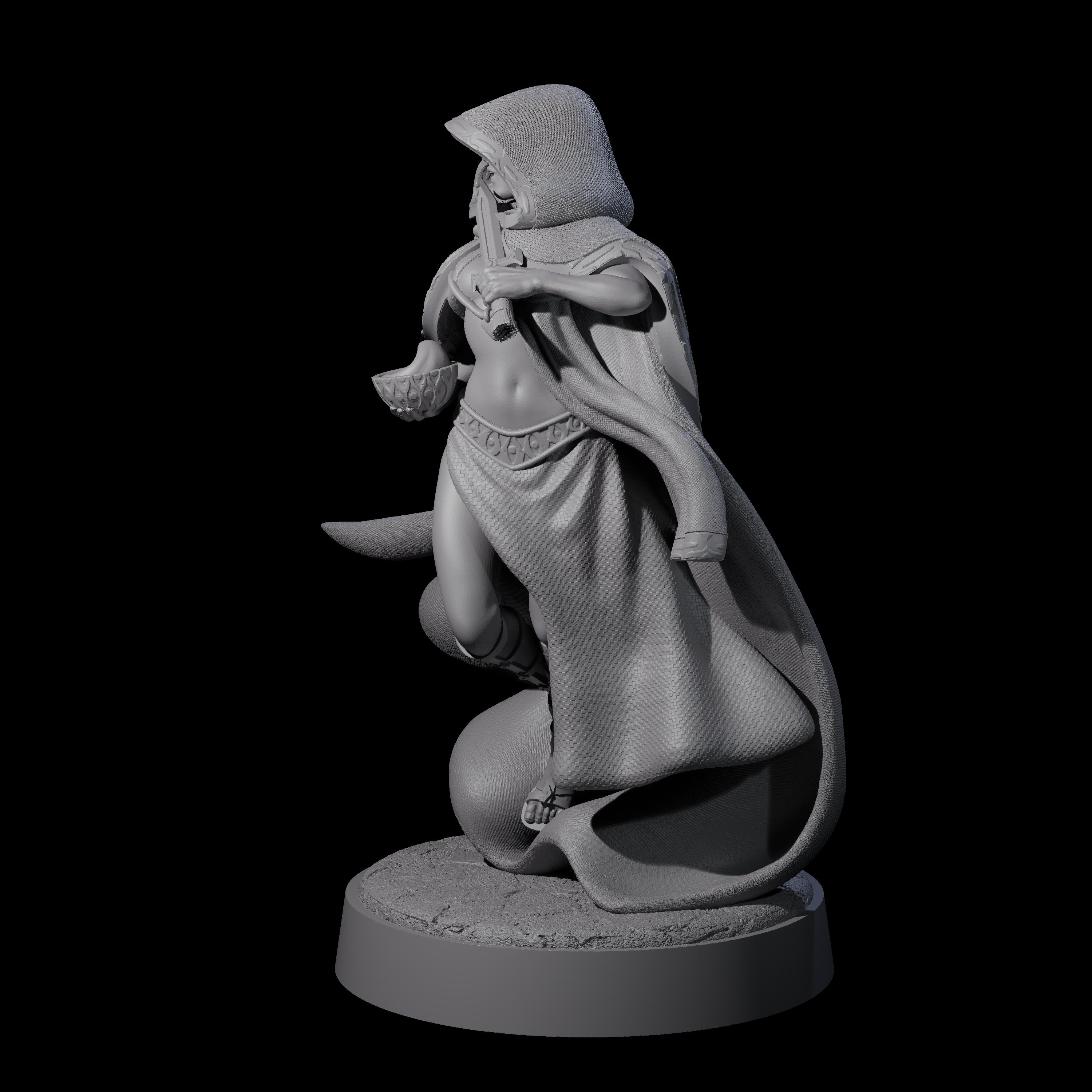 Twisted Blood Maiden A Miniature for Dungeons and Dragons, Pathfinder or other TTRPGs
