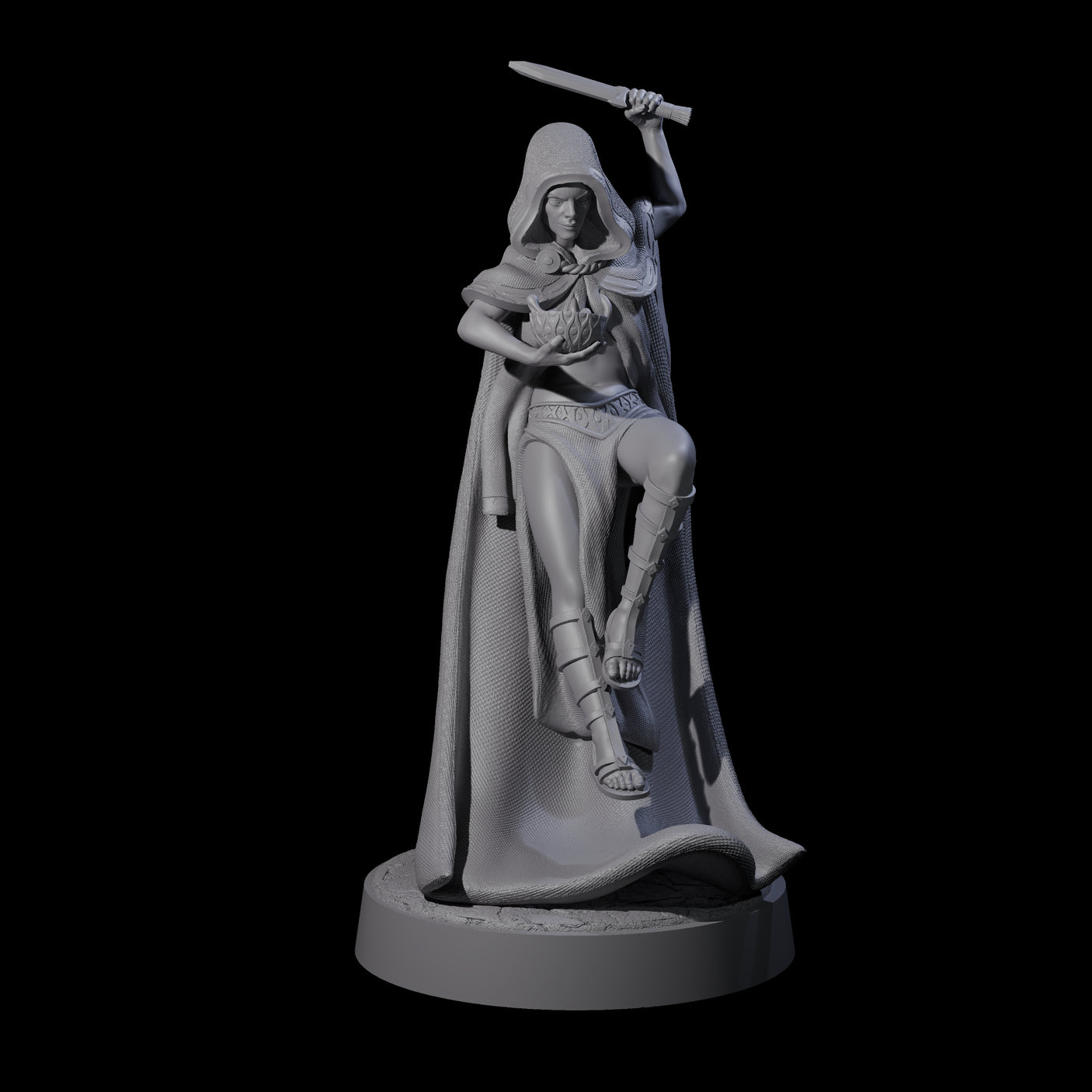 Twisted Blood Maiden B Miniature for Dungeons and Dragons, Pathfinder or other TTRPGs